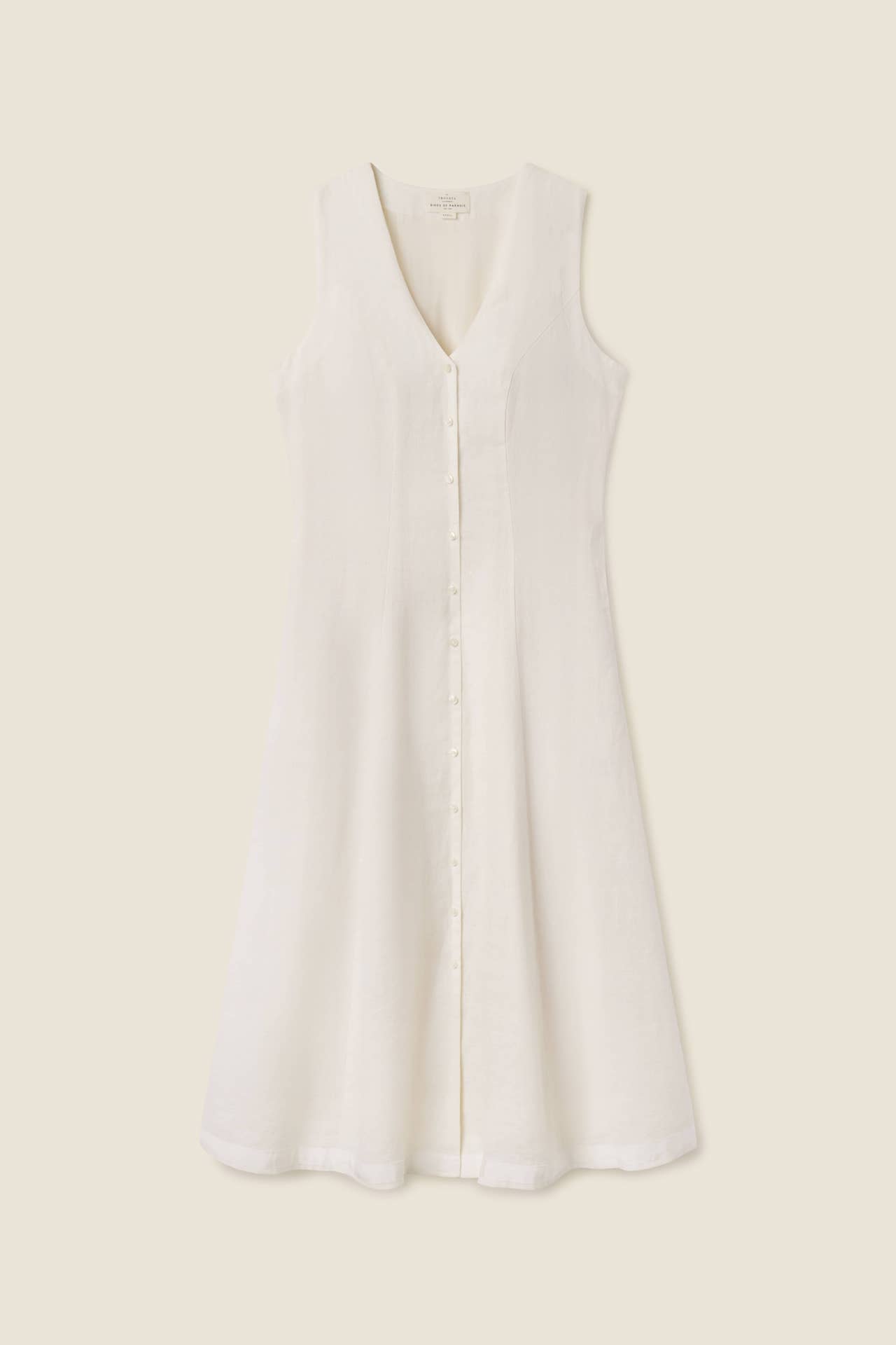 Eleonore Dress Ivory Linen
