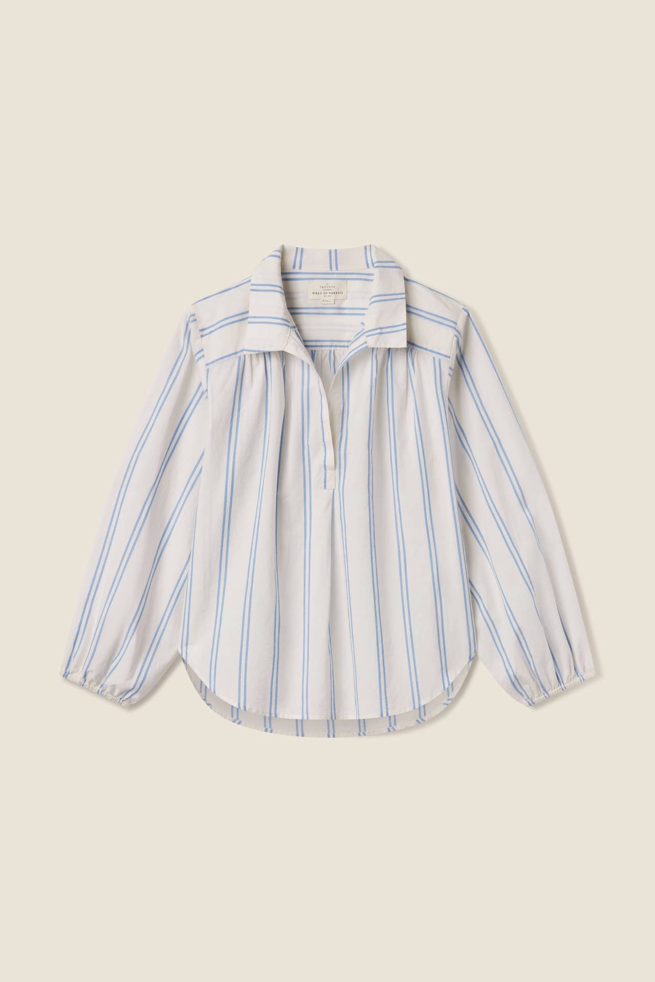 Marisol Blouse Cerulean Stripe
