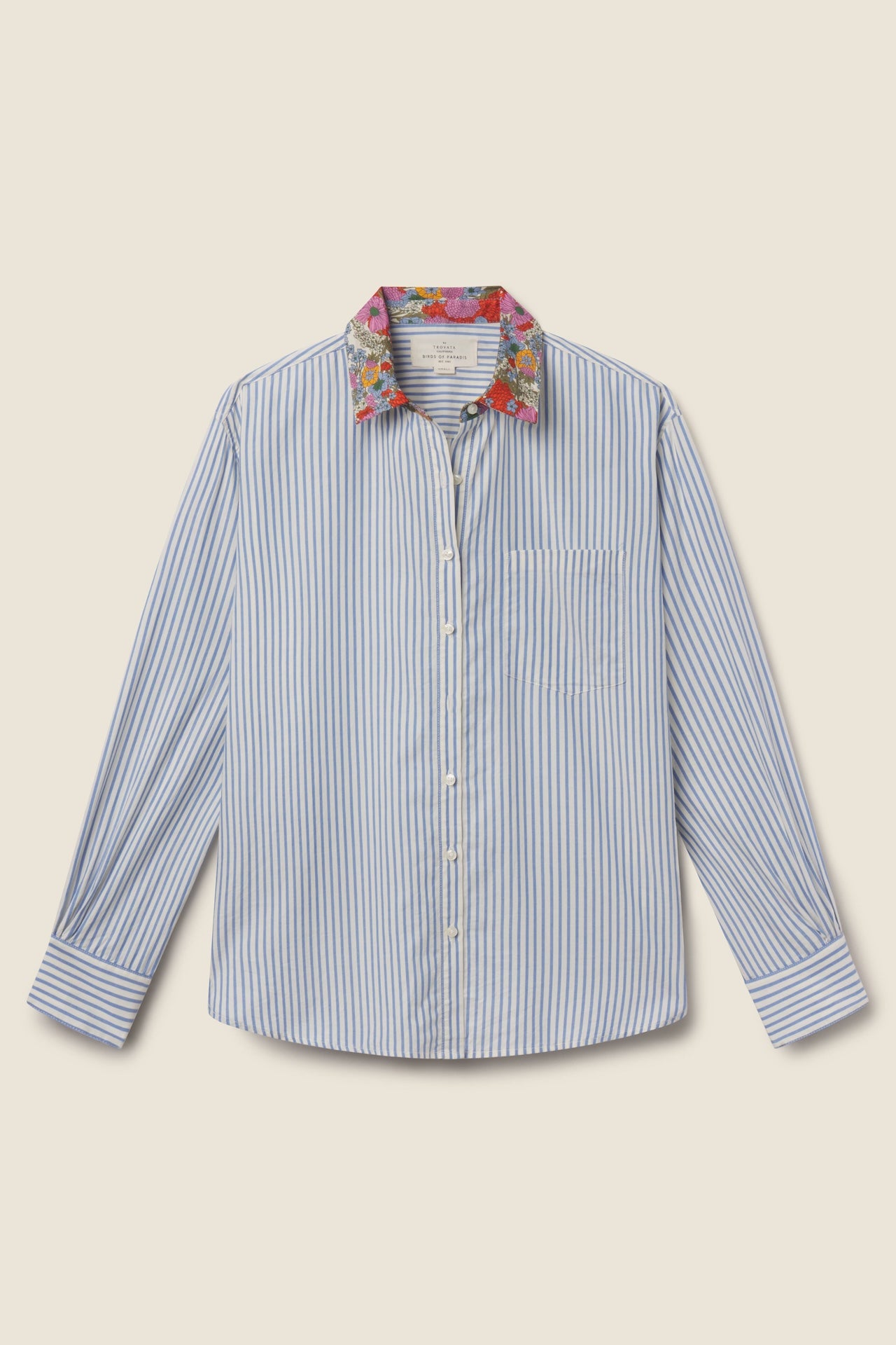 Blake Oversized Shirt Seaside Stripe