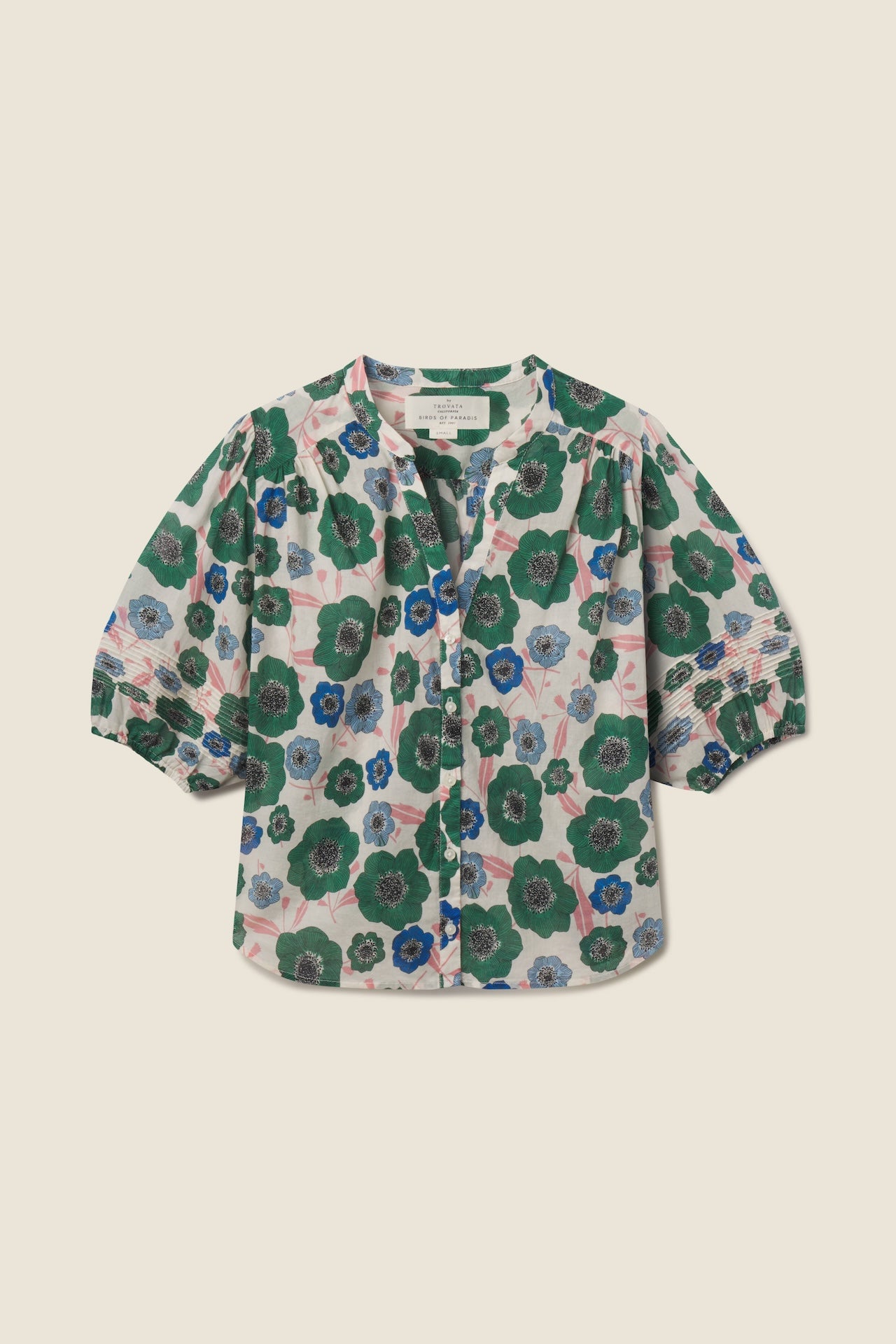 Loren Blouse Green House Bloom