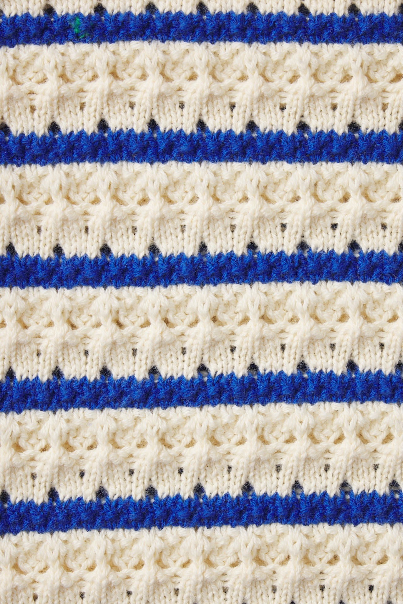 Aurora Cardigan Antique White/Navy Stripe