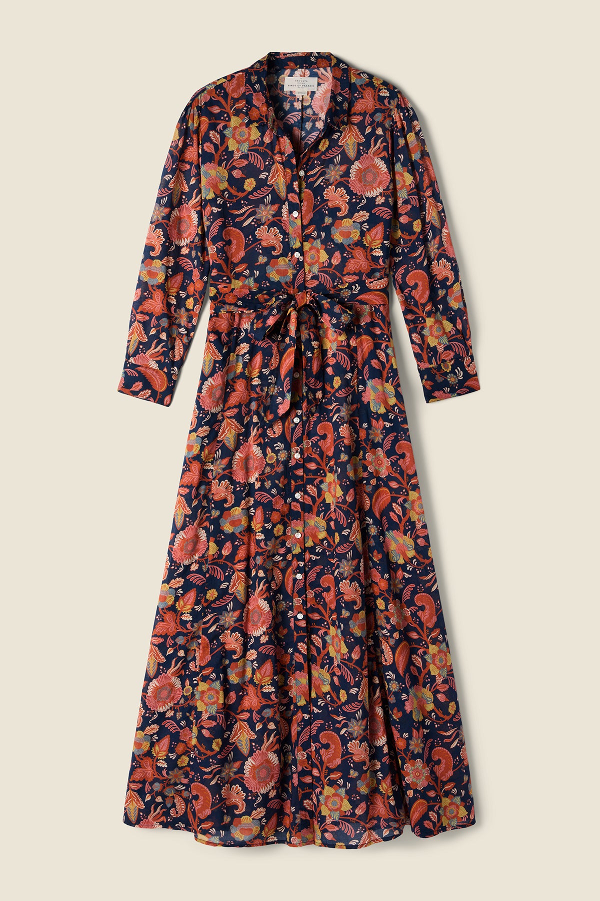 Eliot Dress Paisley Shore