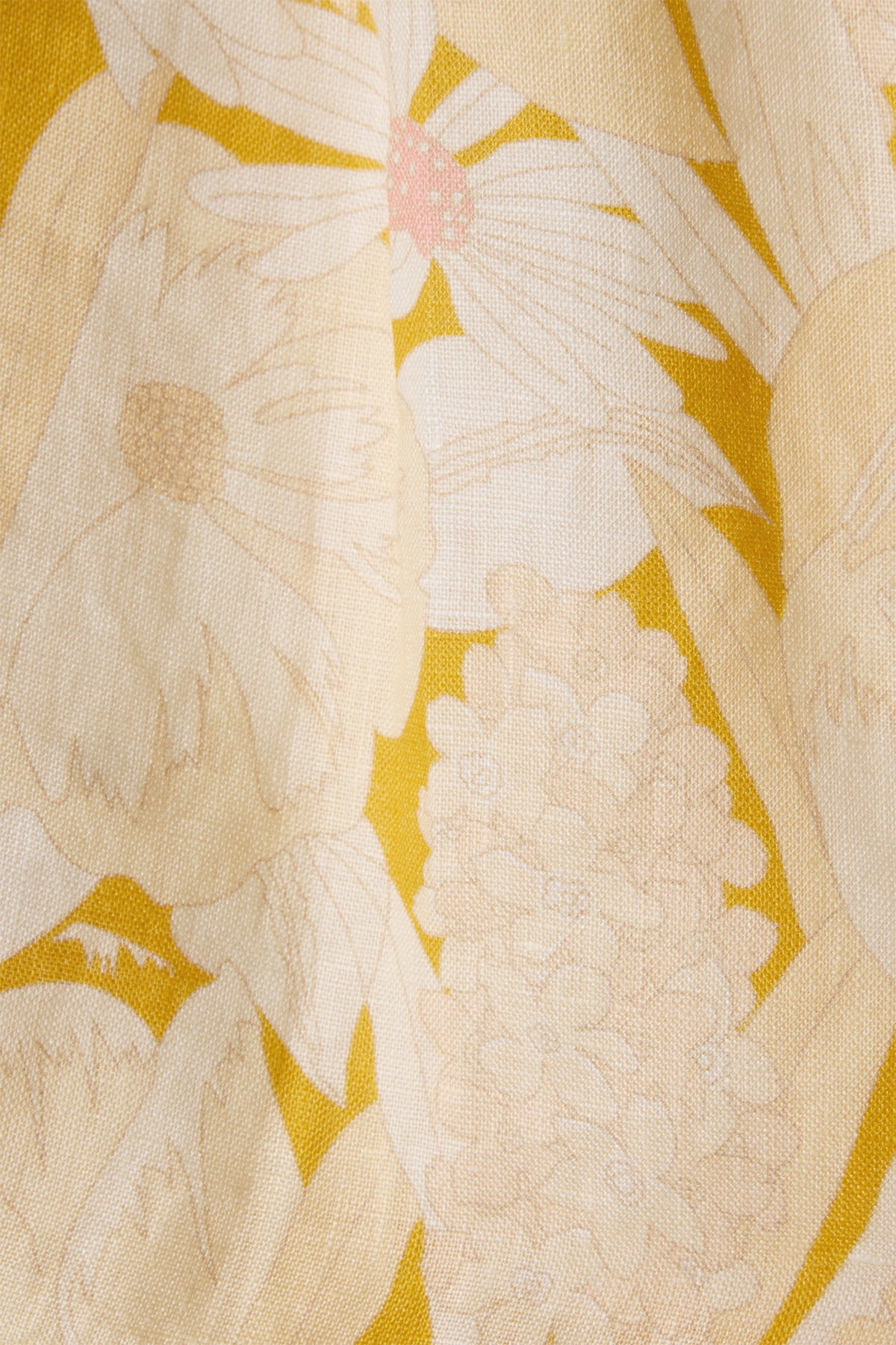 Everett Short Honey Flora Linen