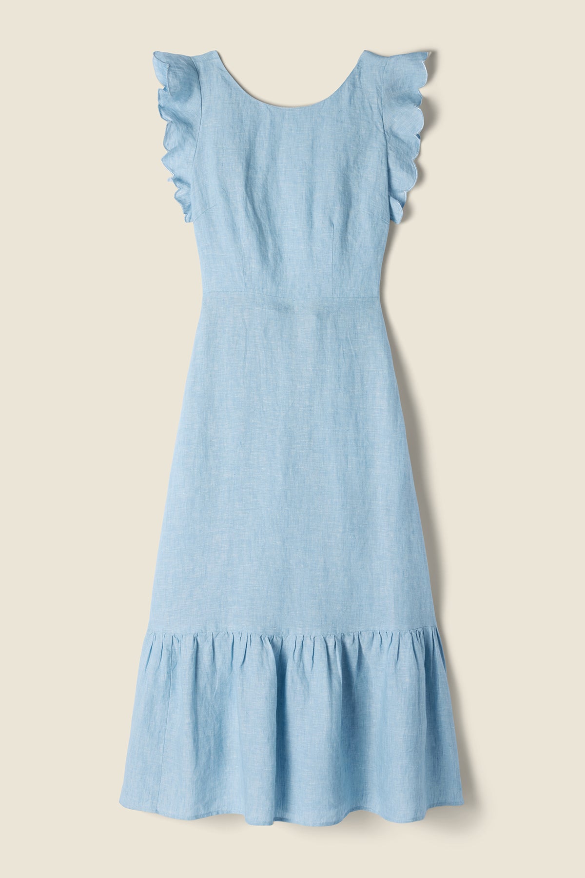 Rosa Dress Sky Linen