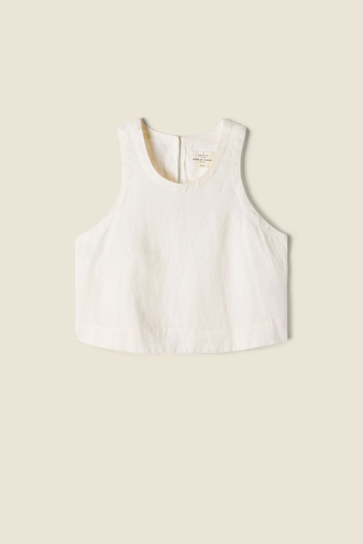 Esther Tank Ivory Linen