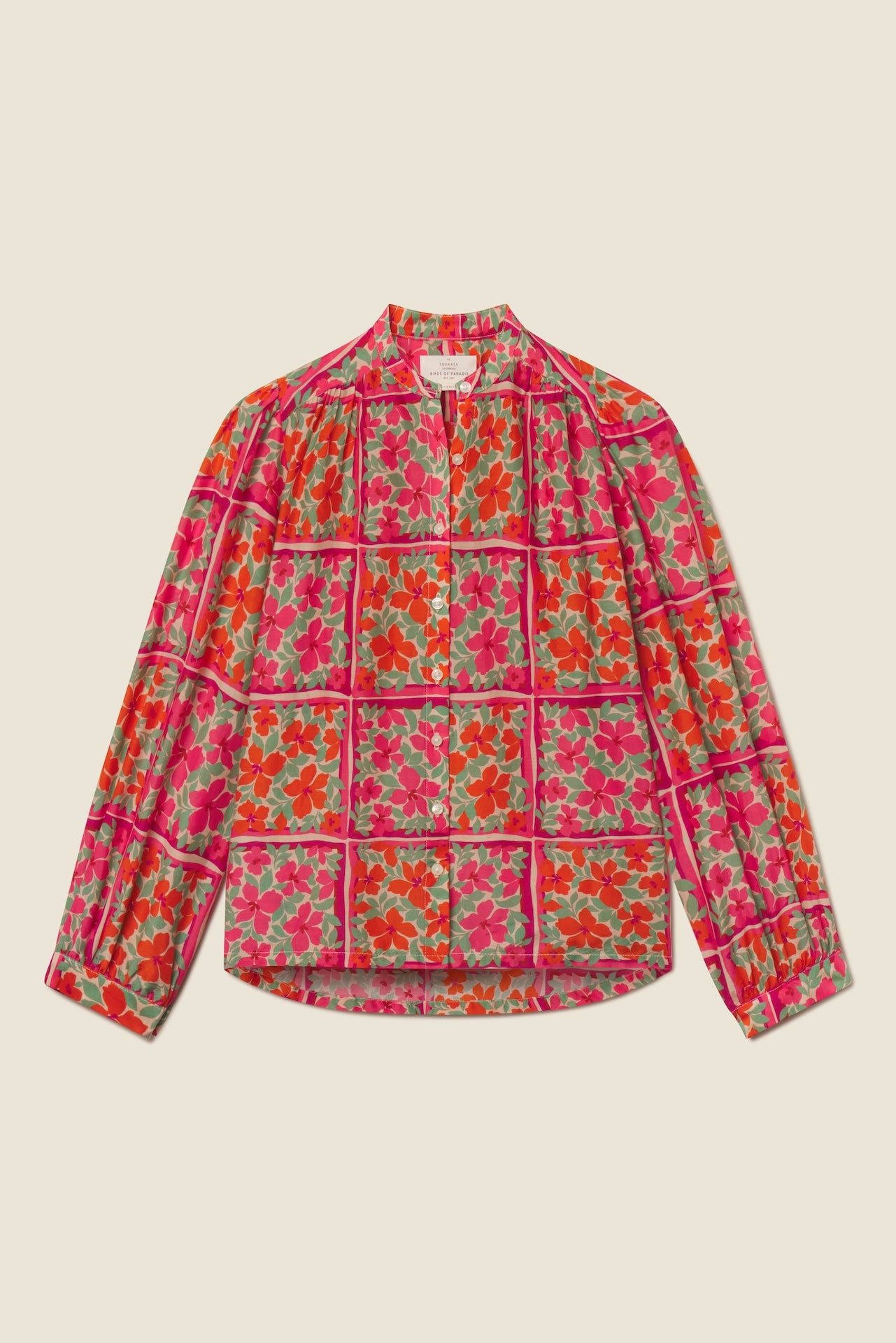 Clara Blouse Botanic Tile