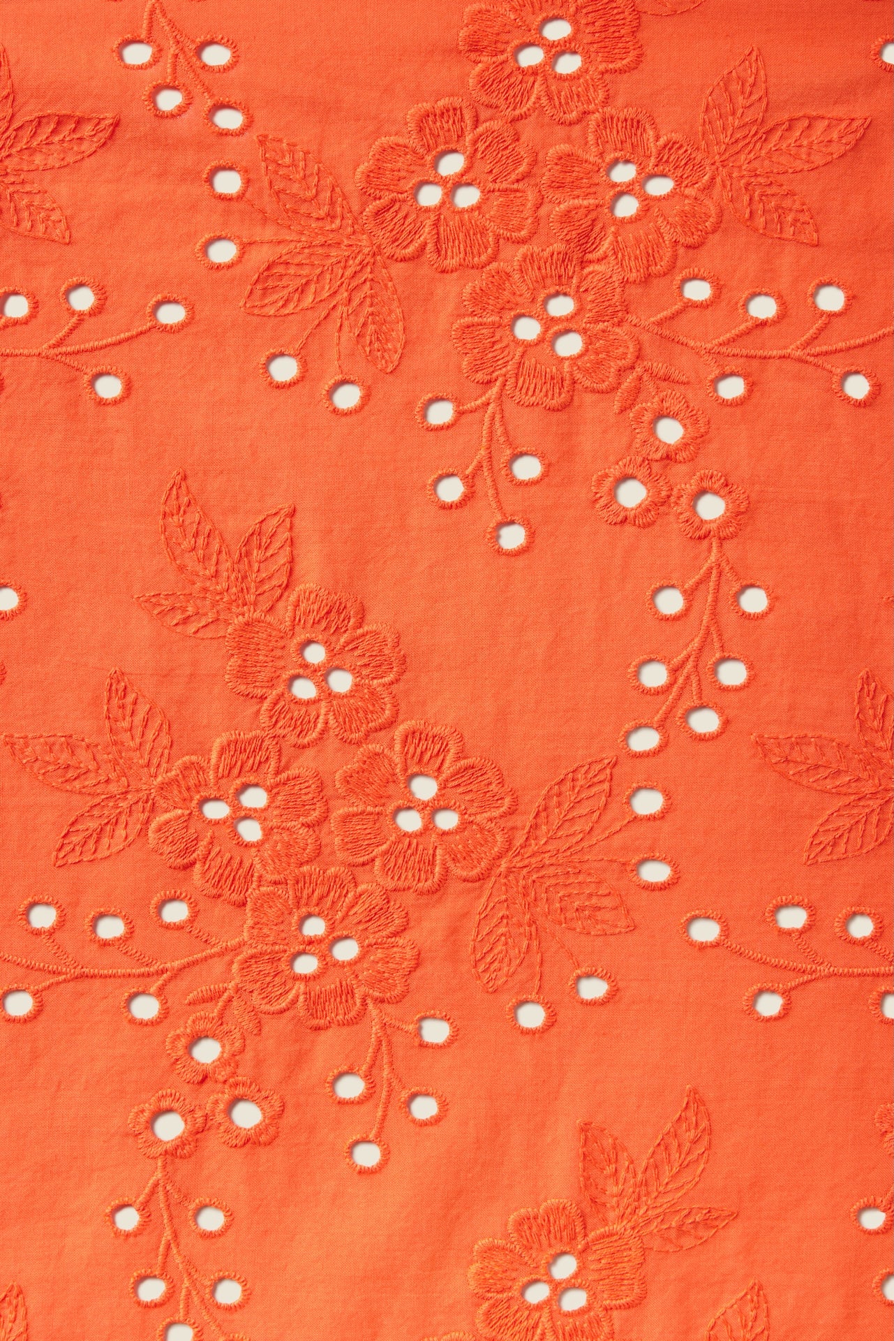 Frances Short Vermillion Eyelet