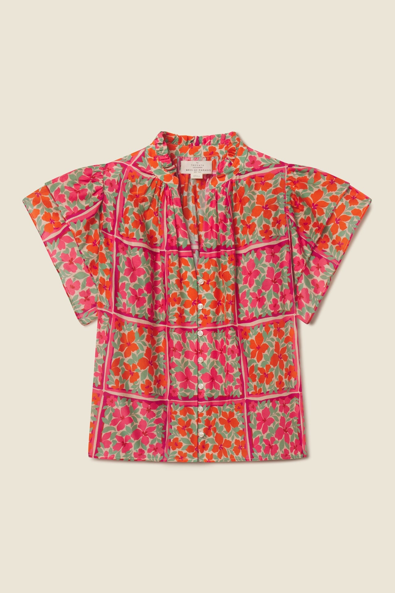 Violette Blouse Botanic Tile