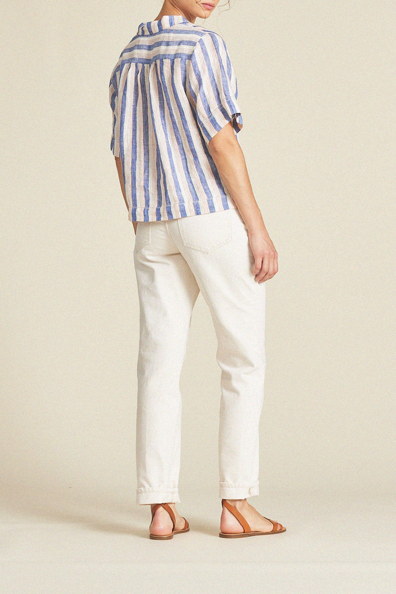 Inez Shirt Azul Stripe