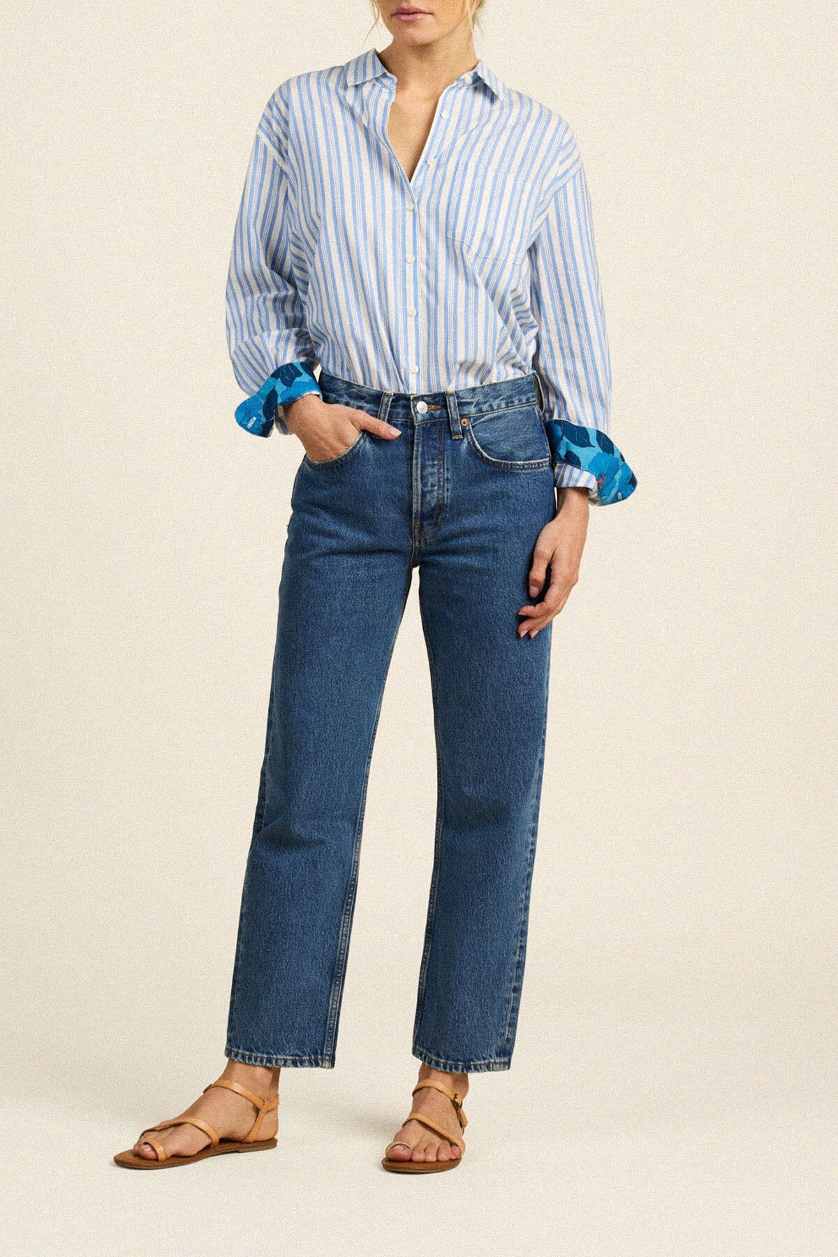 Blake Oversized Shirt Bahia Stripe