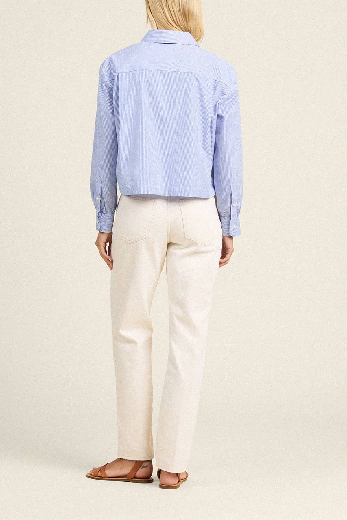 Nessa Shirt Blue/White Stripe