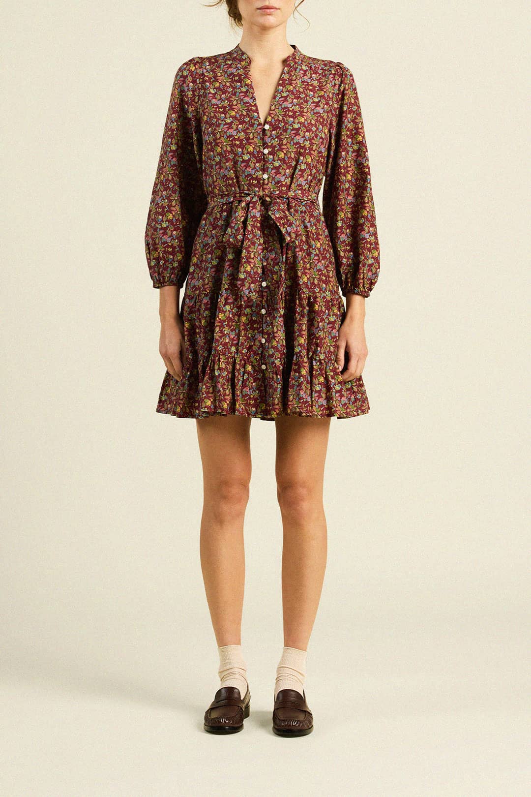 Celeste Dress Brandied Pear