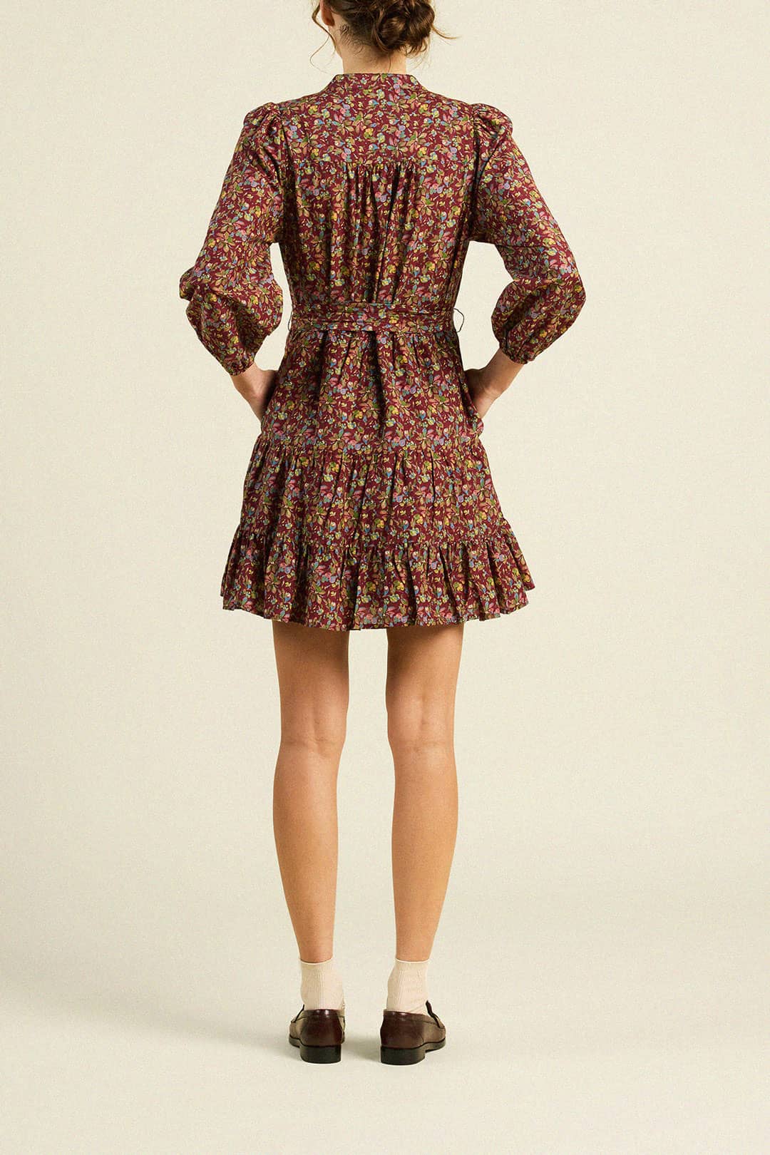 Celeste Dress Brandied Pear