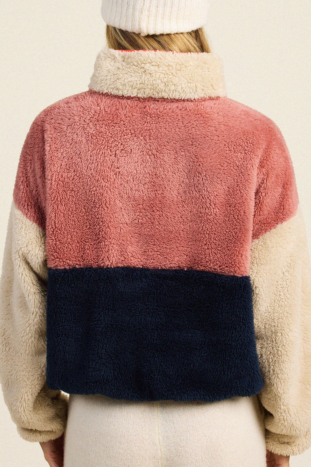 Trovata Casey pullover in Rose, polyester — view 3