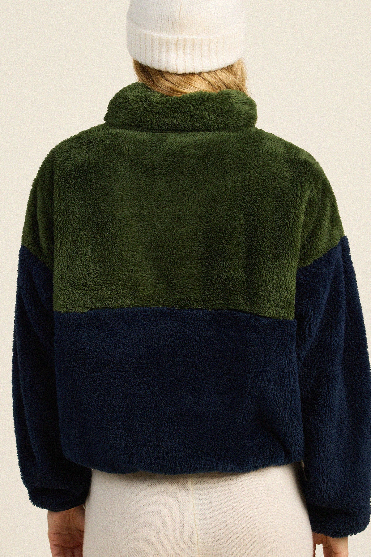 Trovata Casey pullover in Palm, polyester — view 4