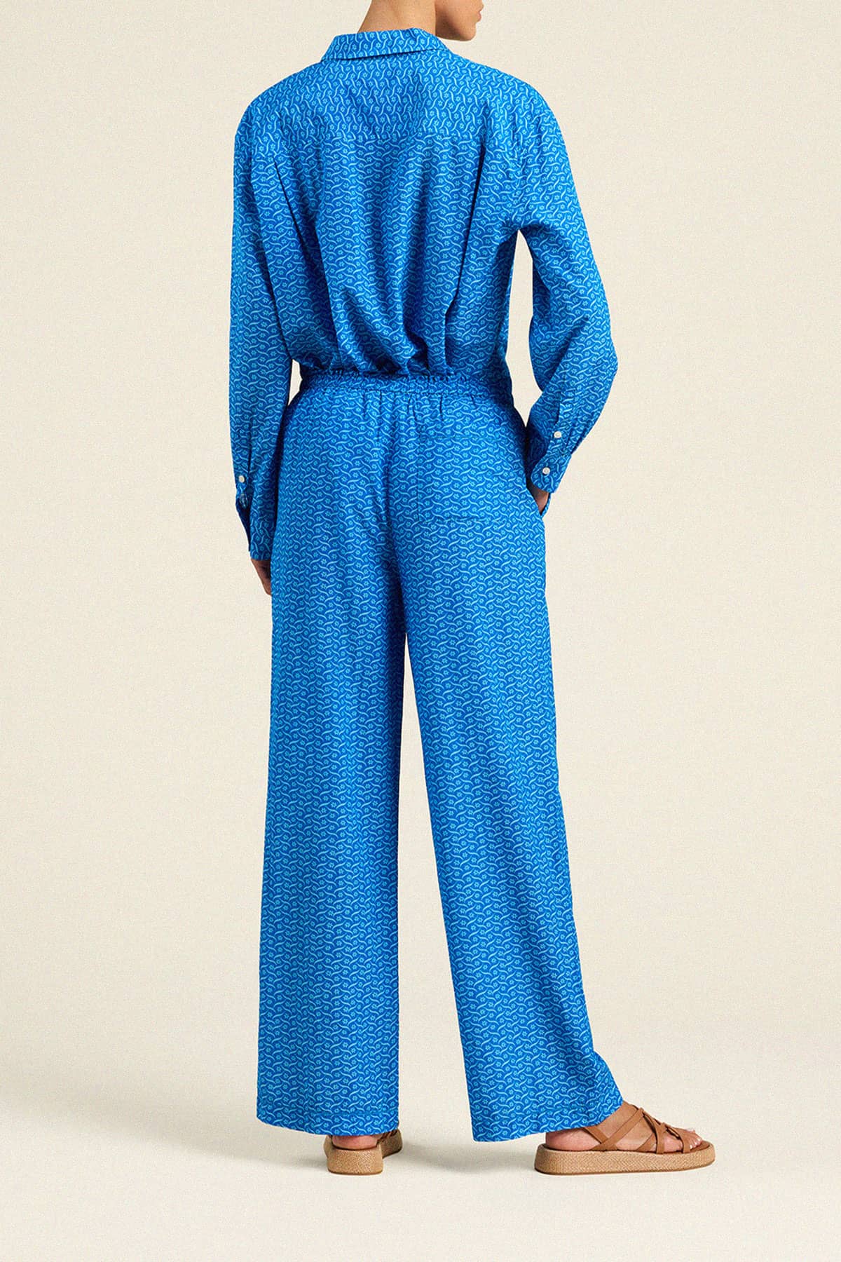 Vera Pant Cerulean Floral