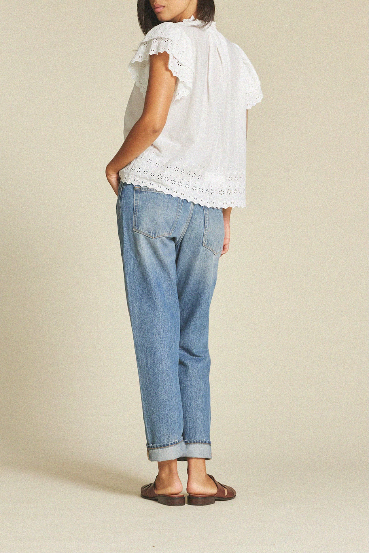 Clover Blouse Summer Eyelet