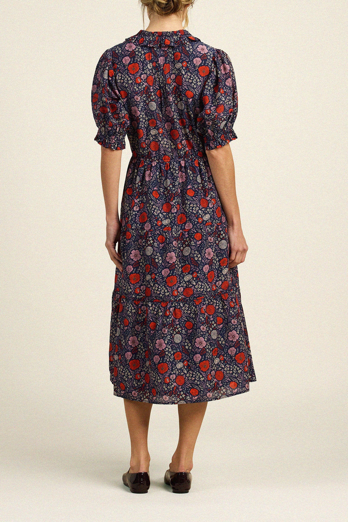 Trovata Yvette dress in Atelier Garden, cotton-silk blend — view 5