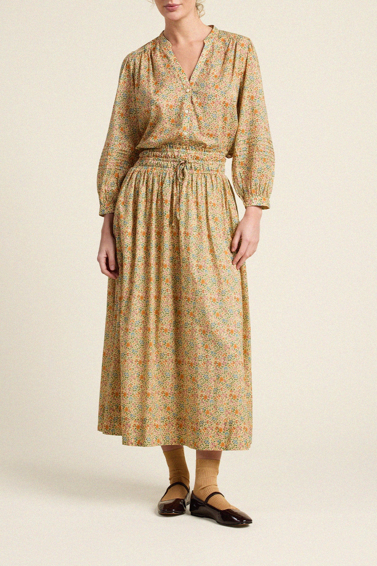 Trovata Pauline blouse in Gardenette, cotton — view 3