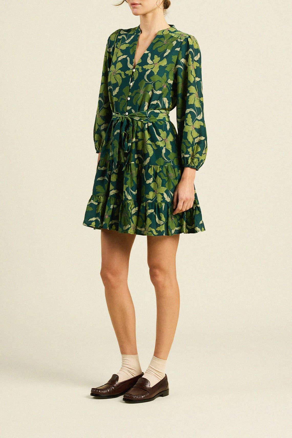 Celeste Dress Green Canopy