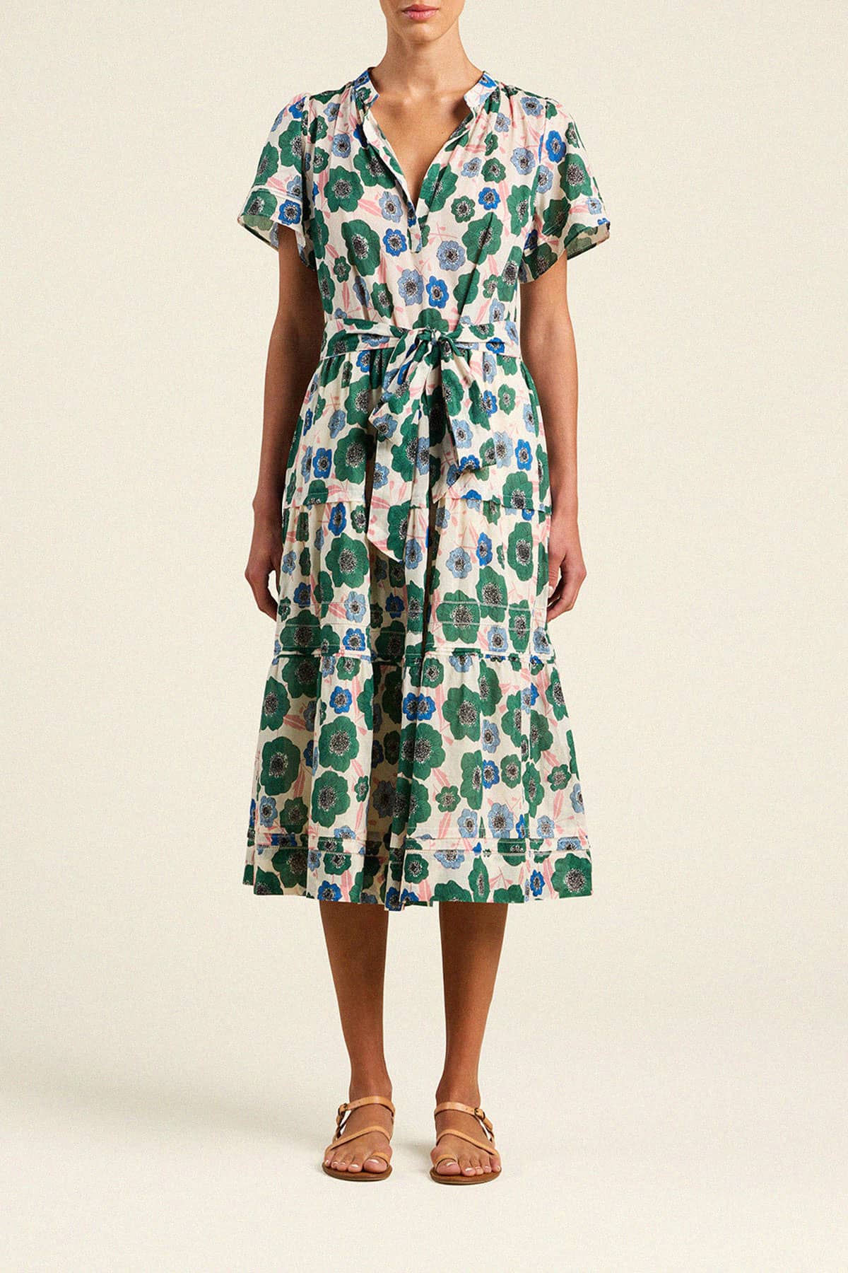 Luana Dress Green House Bloom