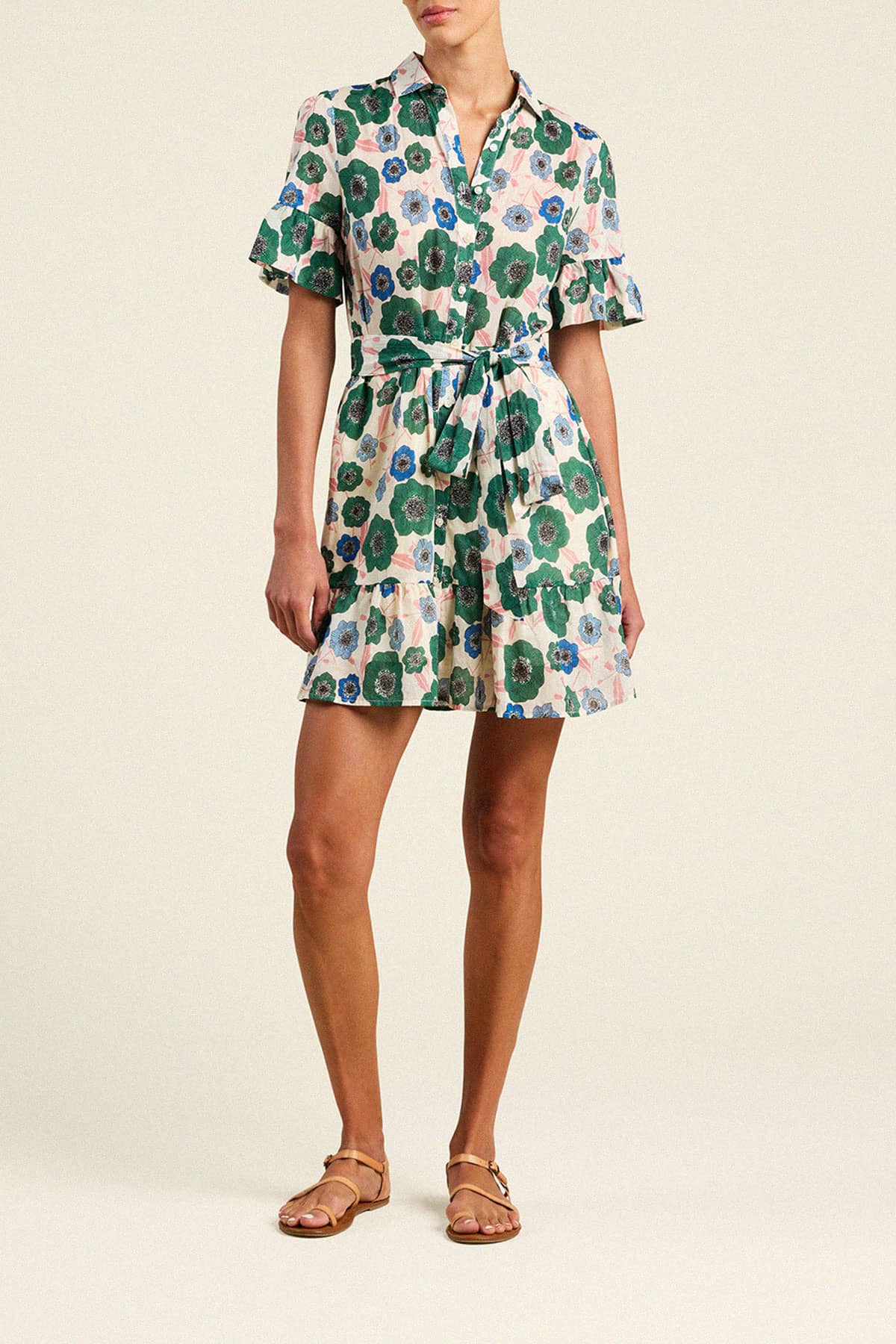 Martinique Dress Green House Bloom