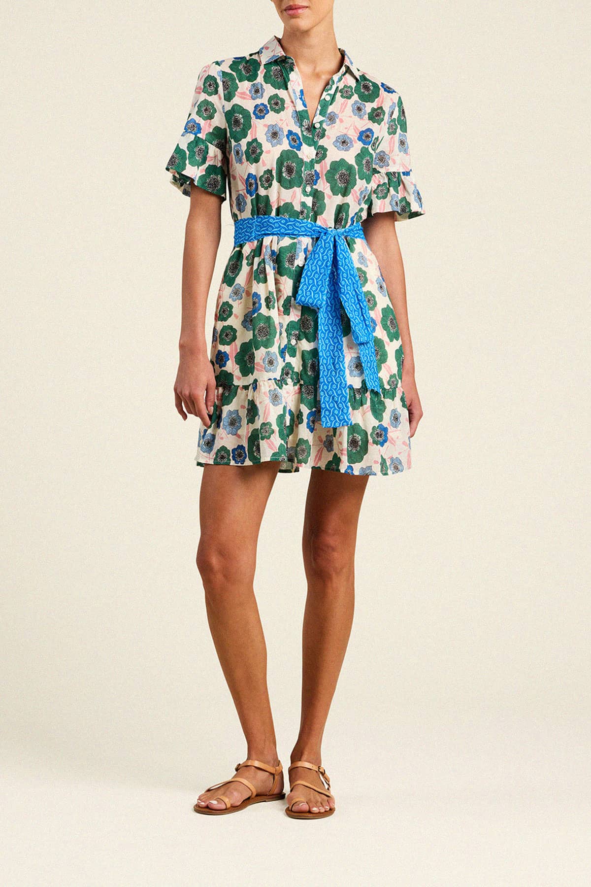 Martinique Dress Green House Bloom