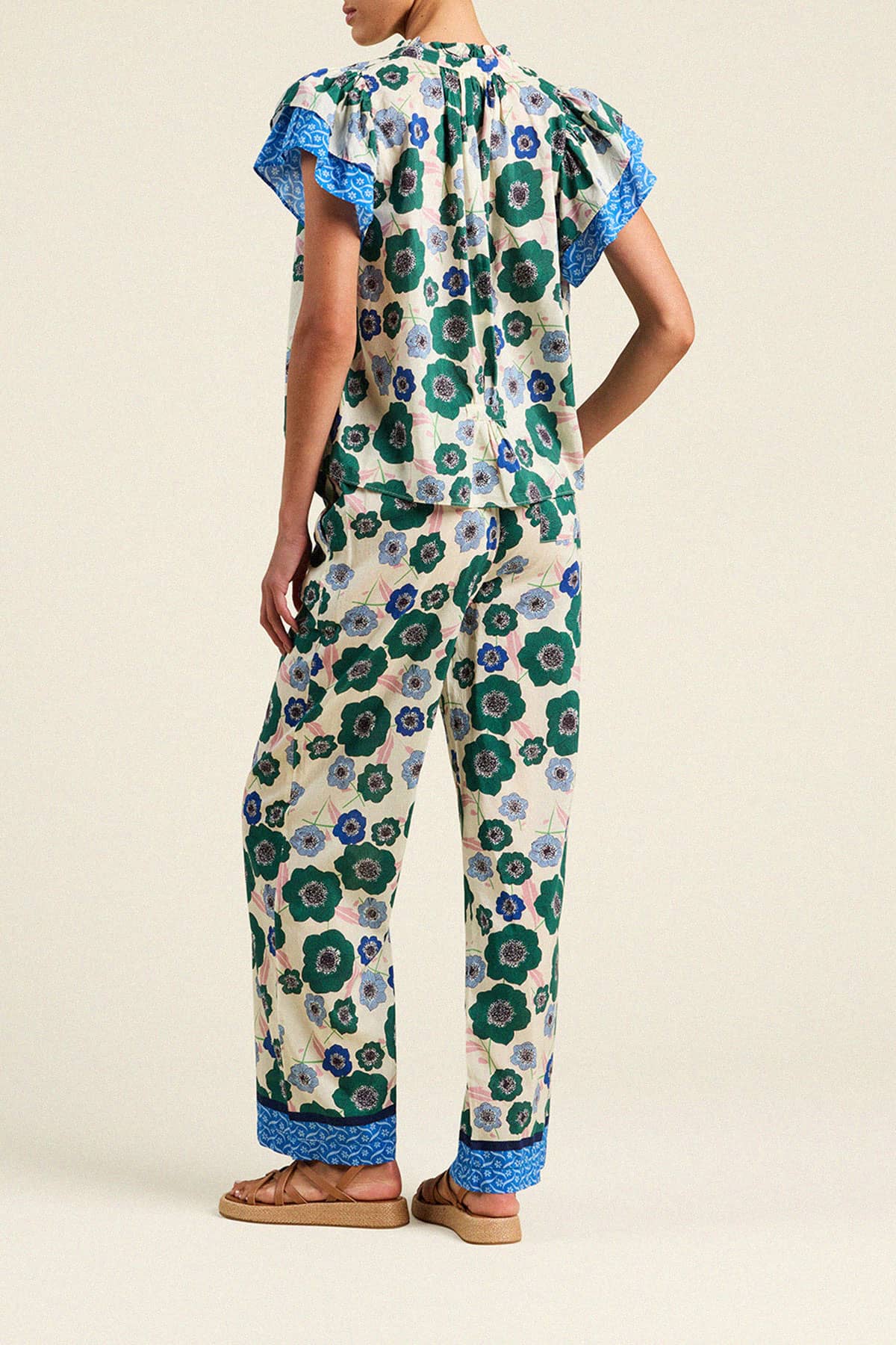 Vera Pant Green House Bloom Border