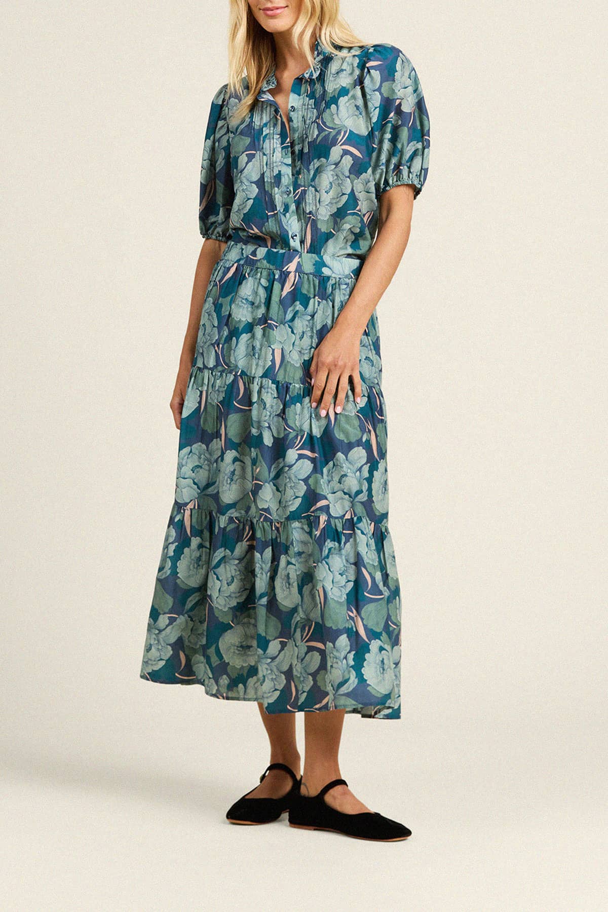 Mira Blouse Hushed Shadow