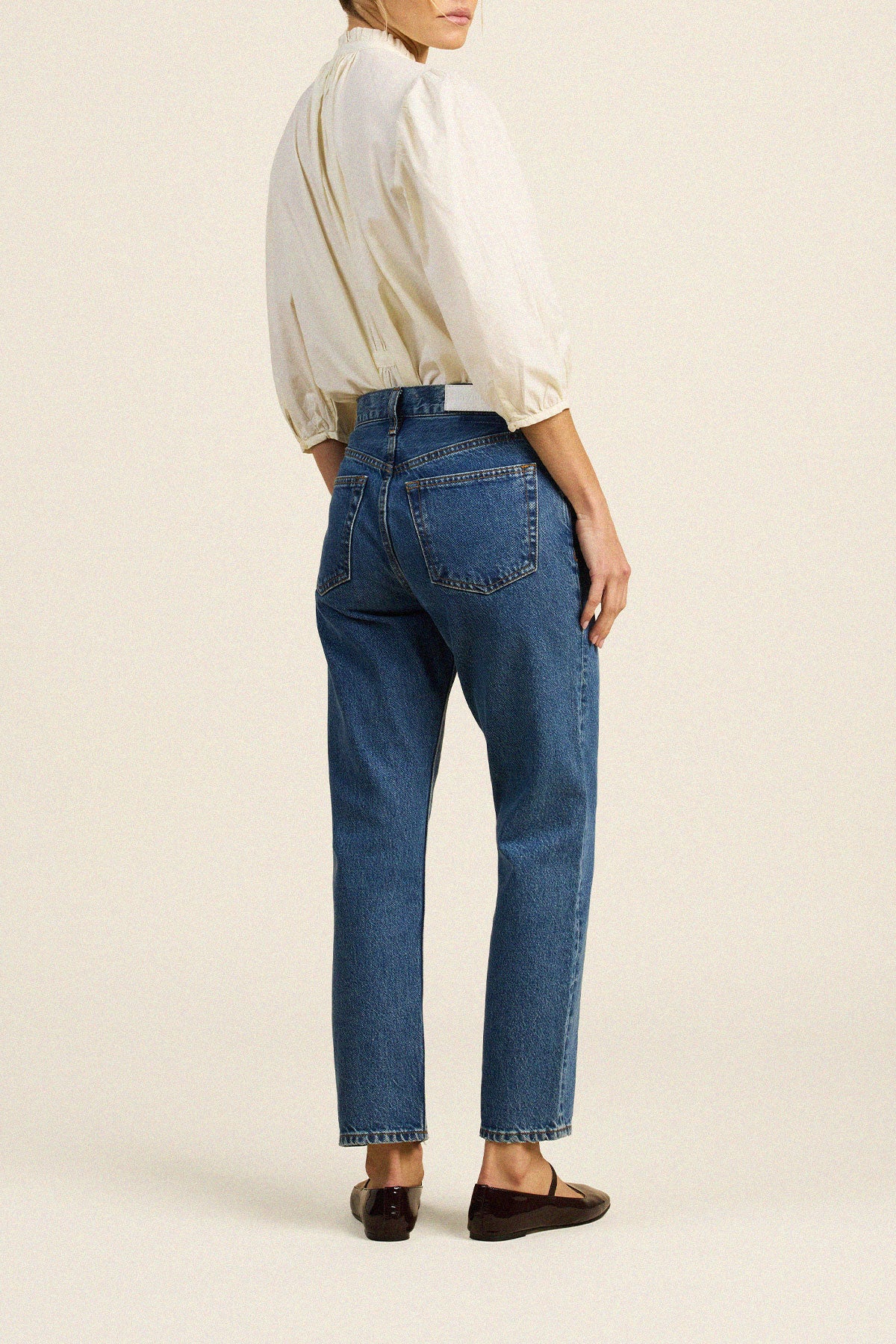Trovata Orly blouse in Cream, cotton — view 3