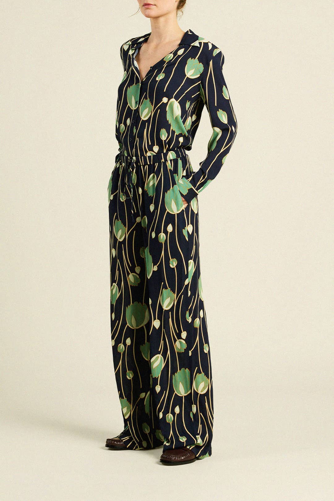 Vera Pant Jade Tulip