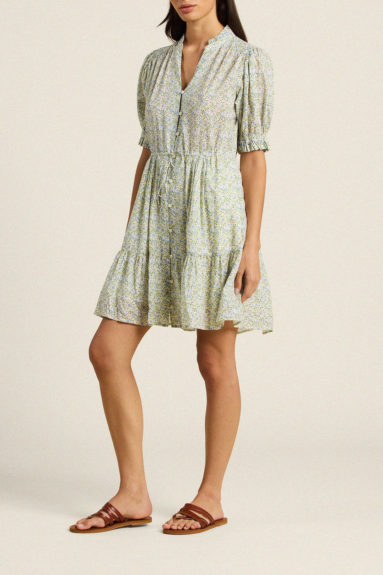 Trovata Phoebe dress in Nantucket Ditsy — view 3