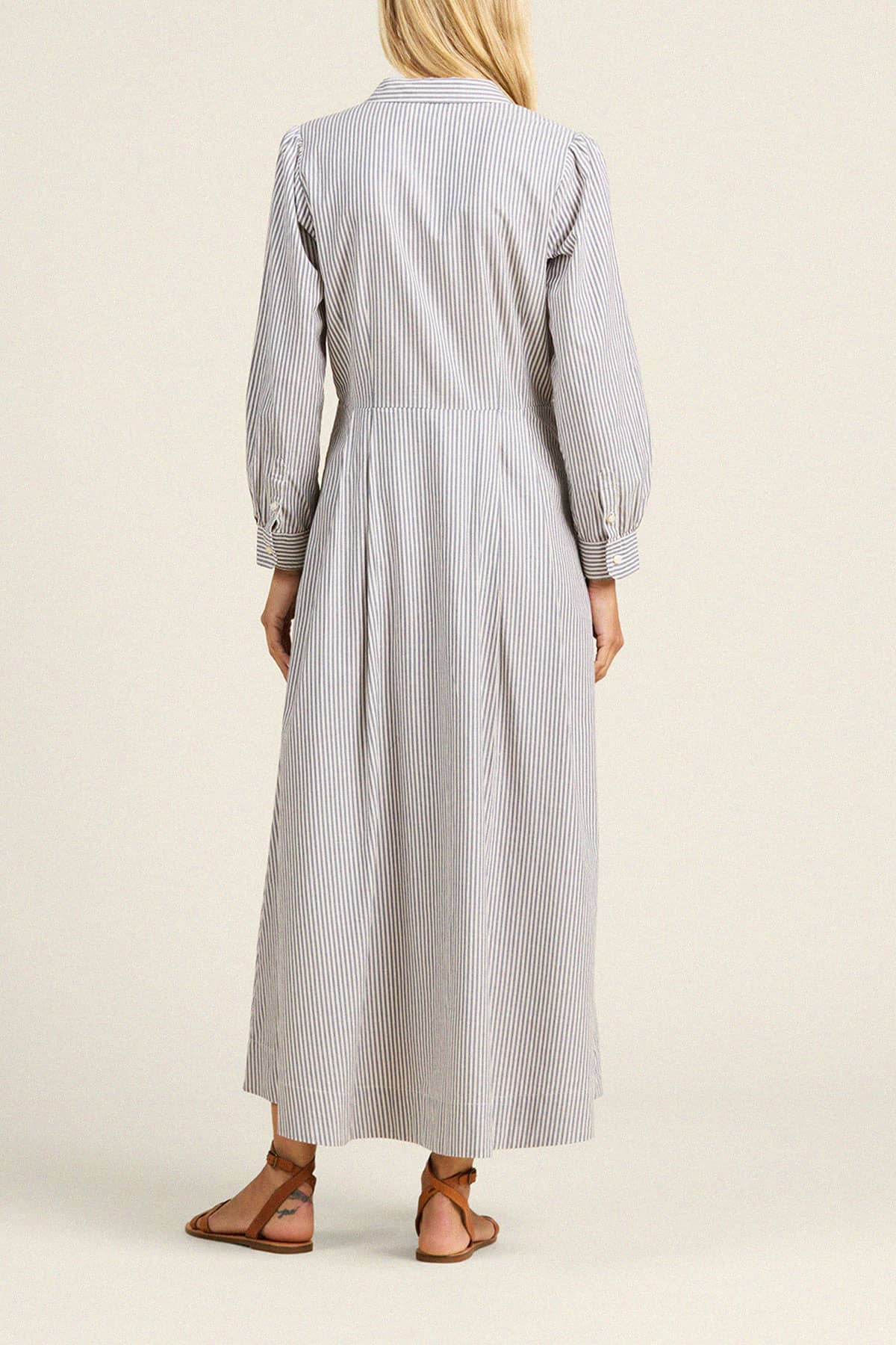 Emmelie Dress Navy Stripe