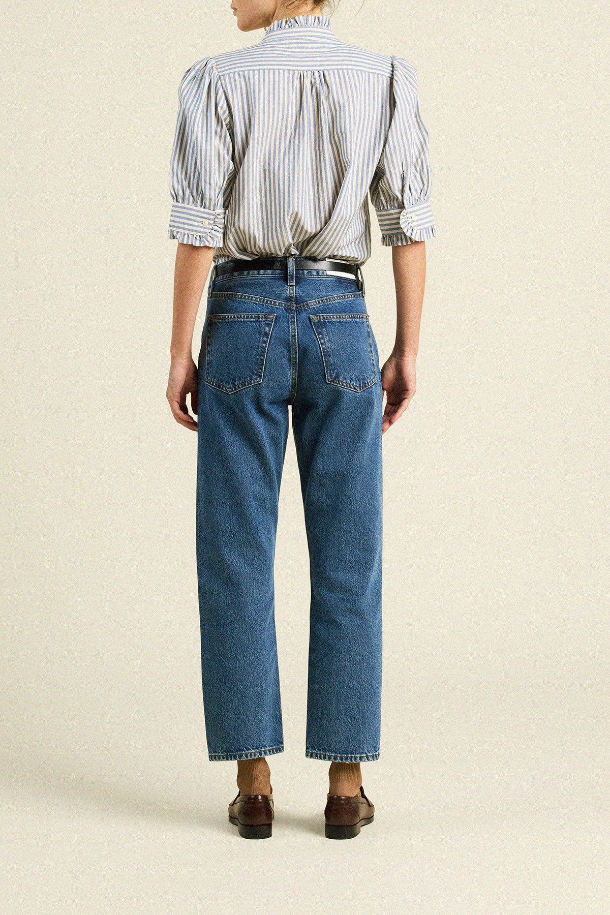 Noah Blouse Oceanview Stripe