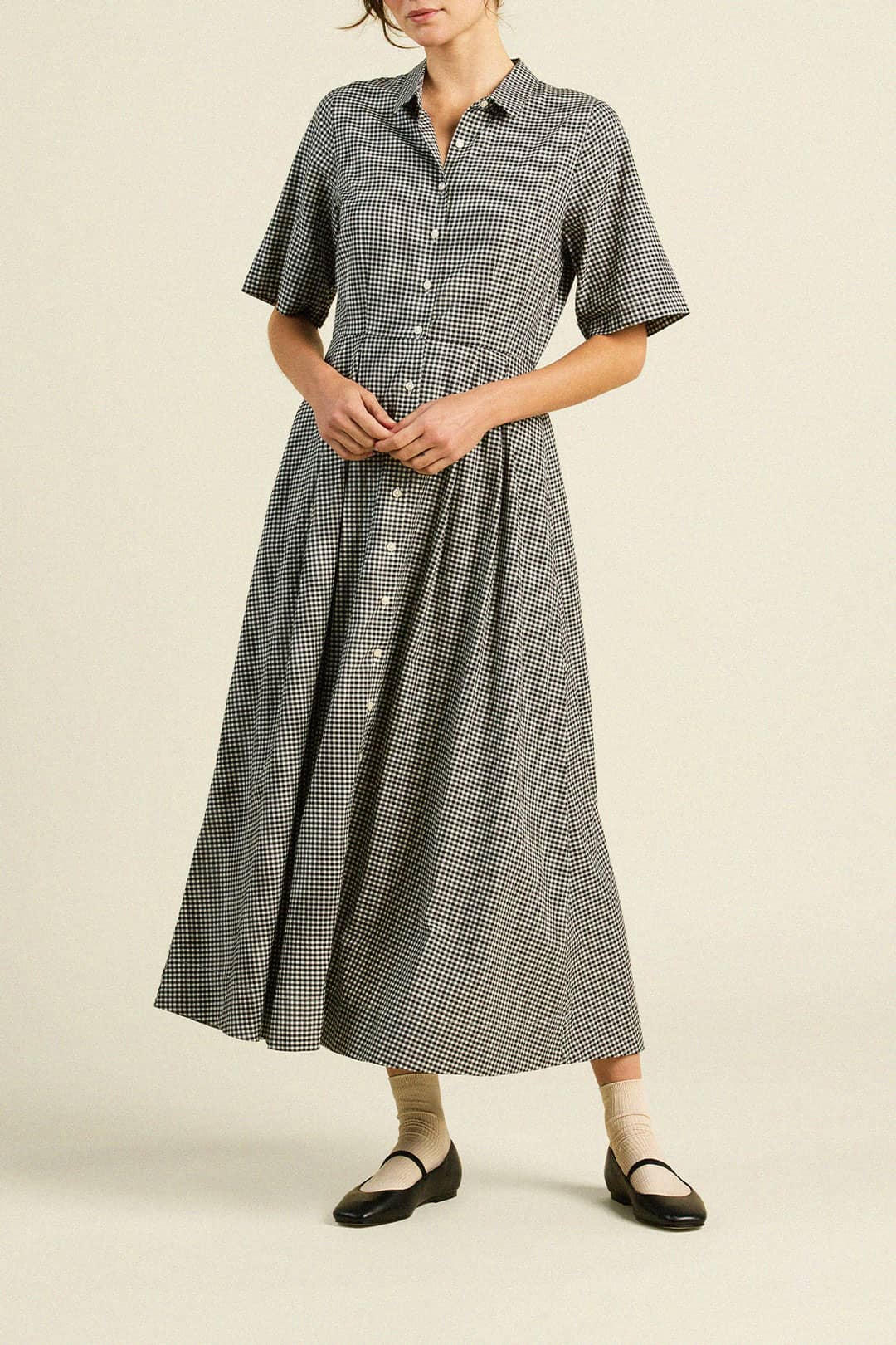 Aster Dress Onyx Check
