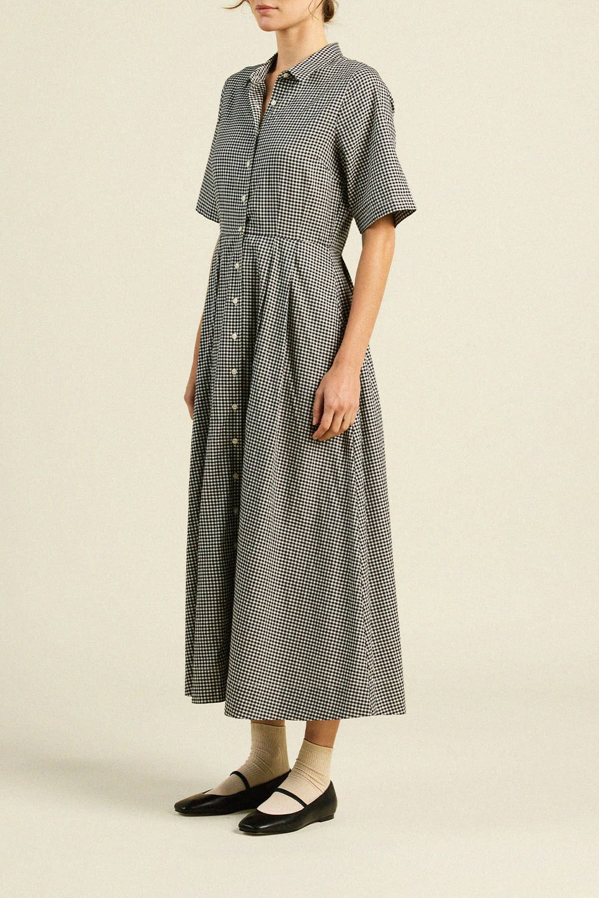 Aster Dress Onyx Check