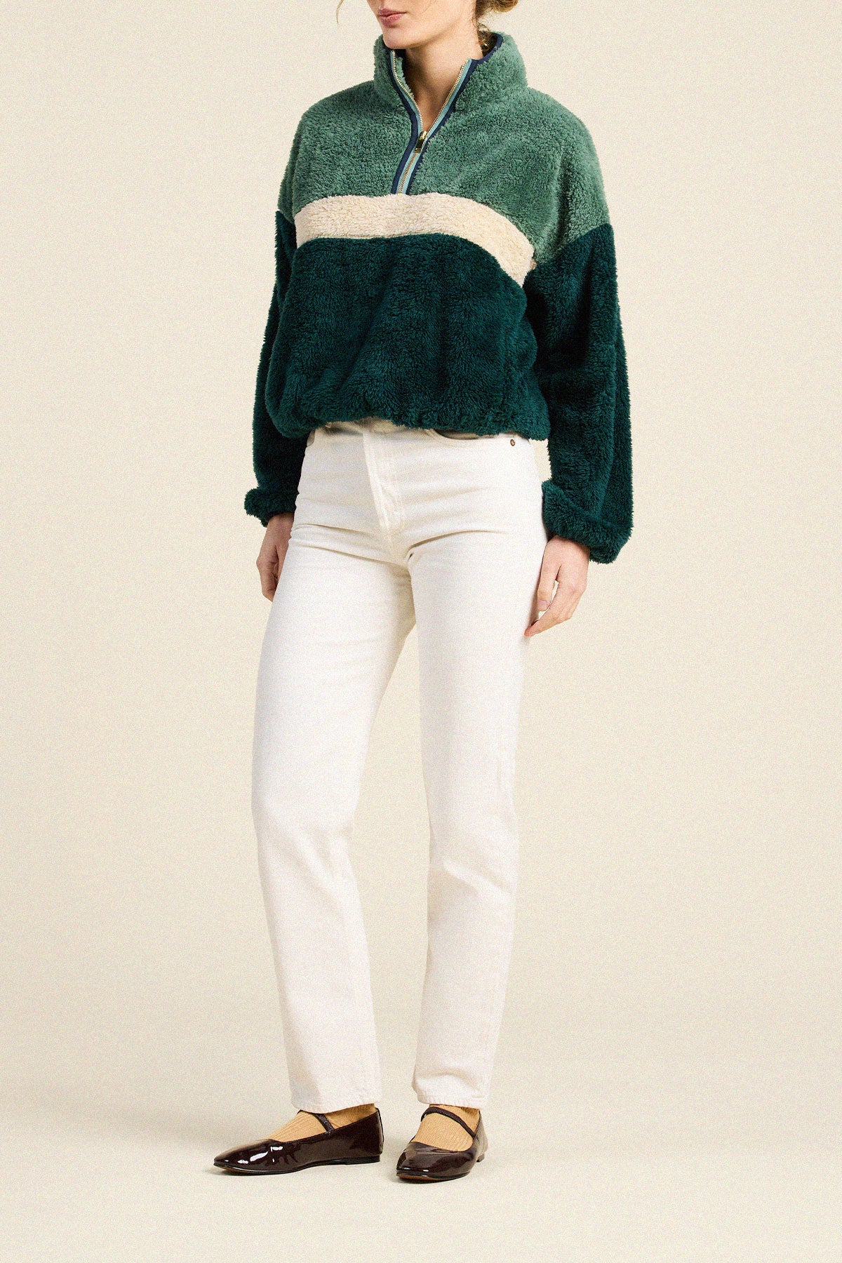 Trovata Casey pullover in Ponderosa, polyester — view 4