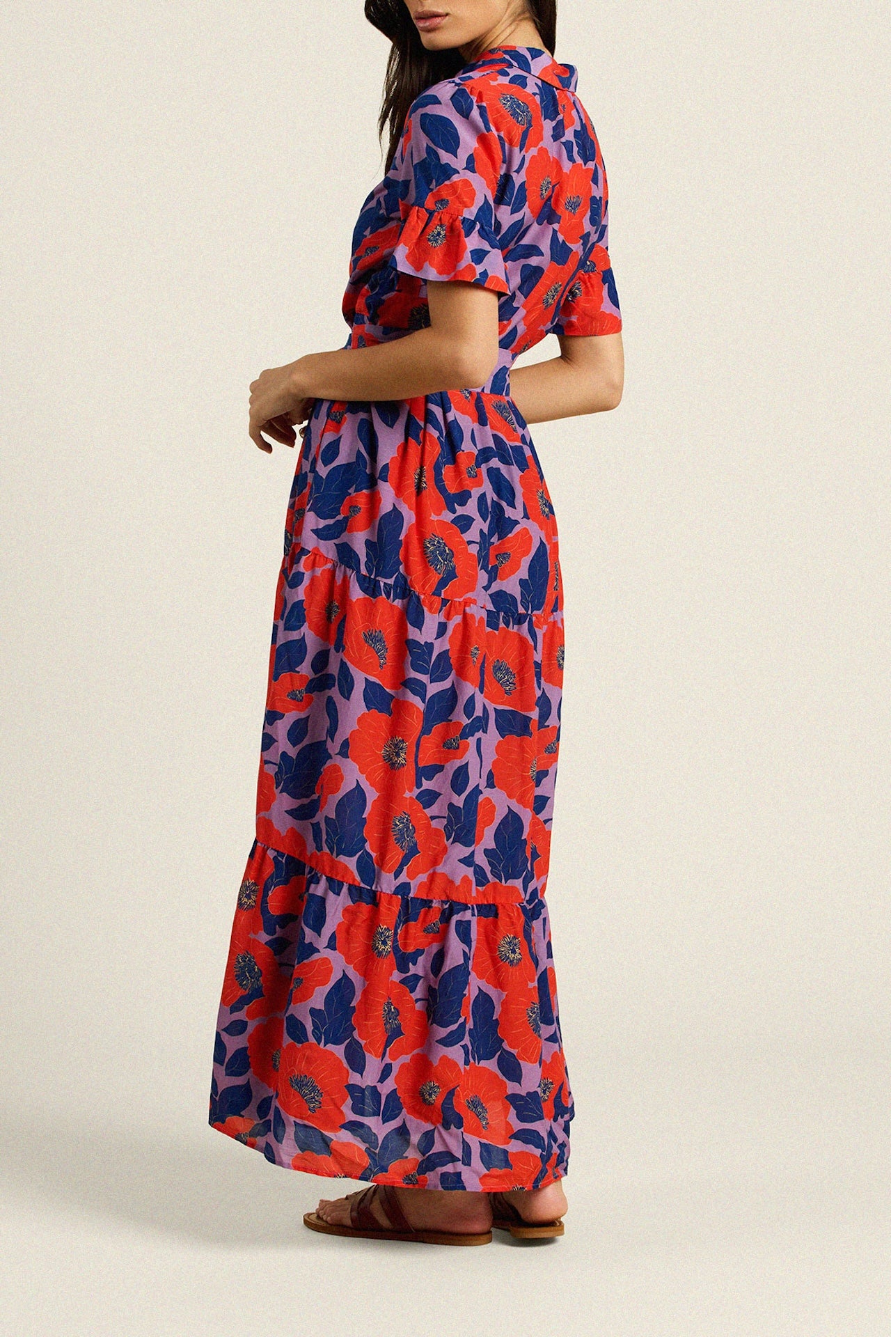 Martine Dress Poincianna Floral