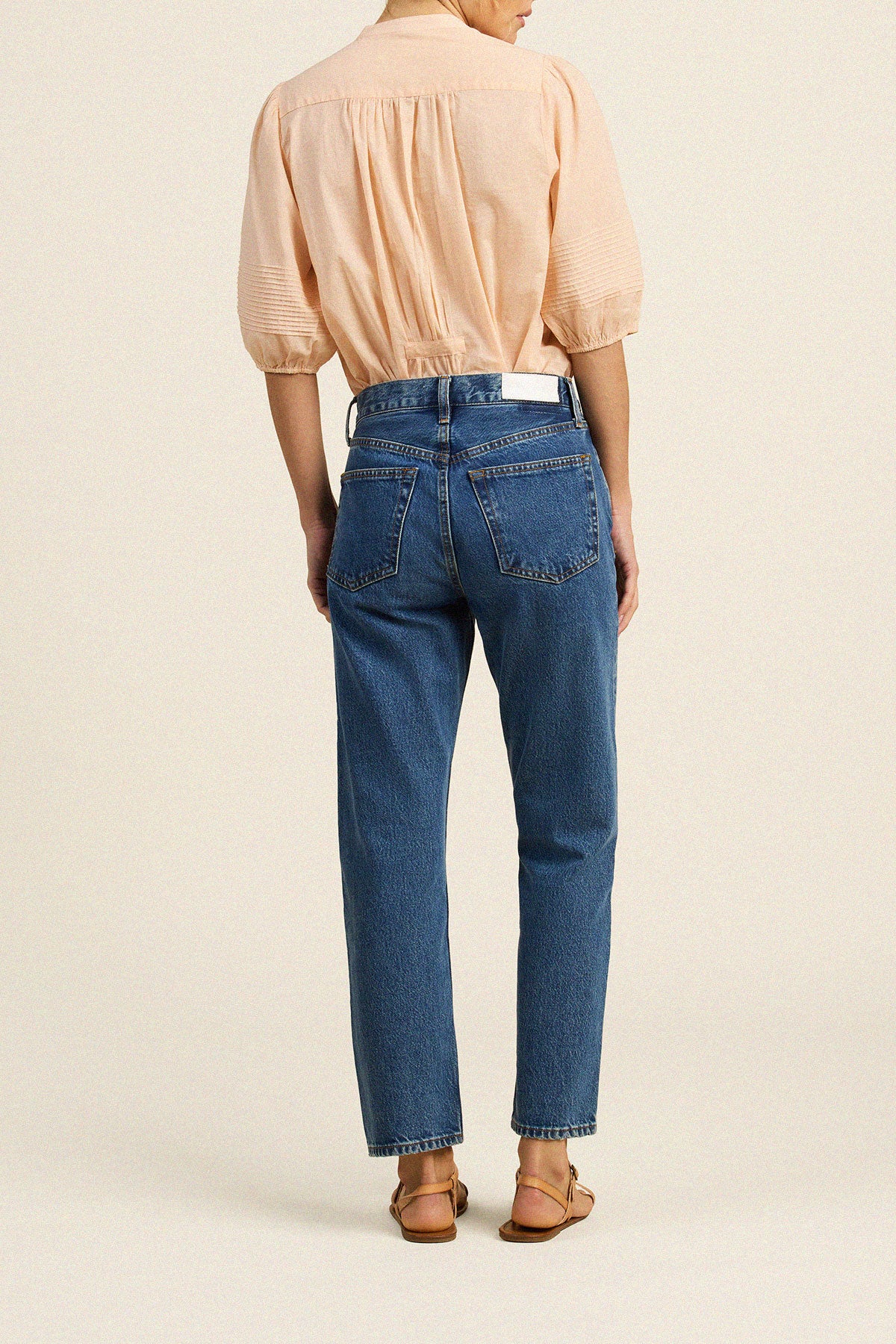 Loren Blouse Pastel Rose Tan