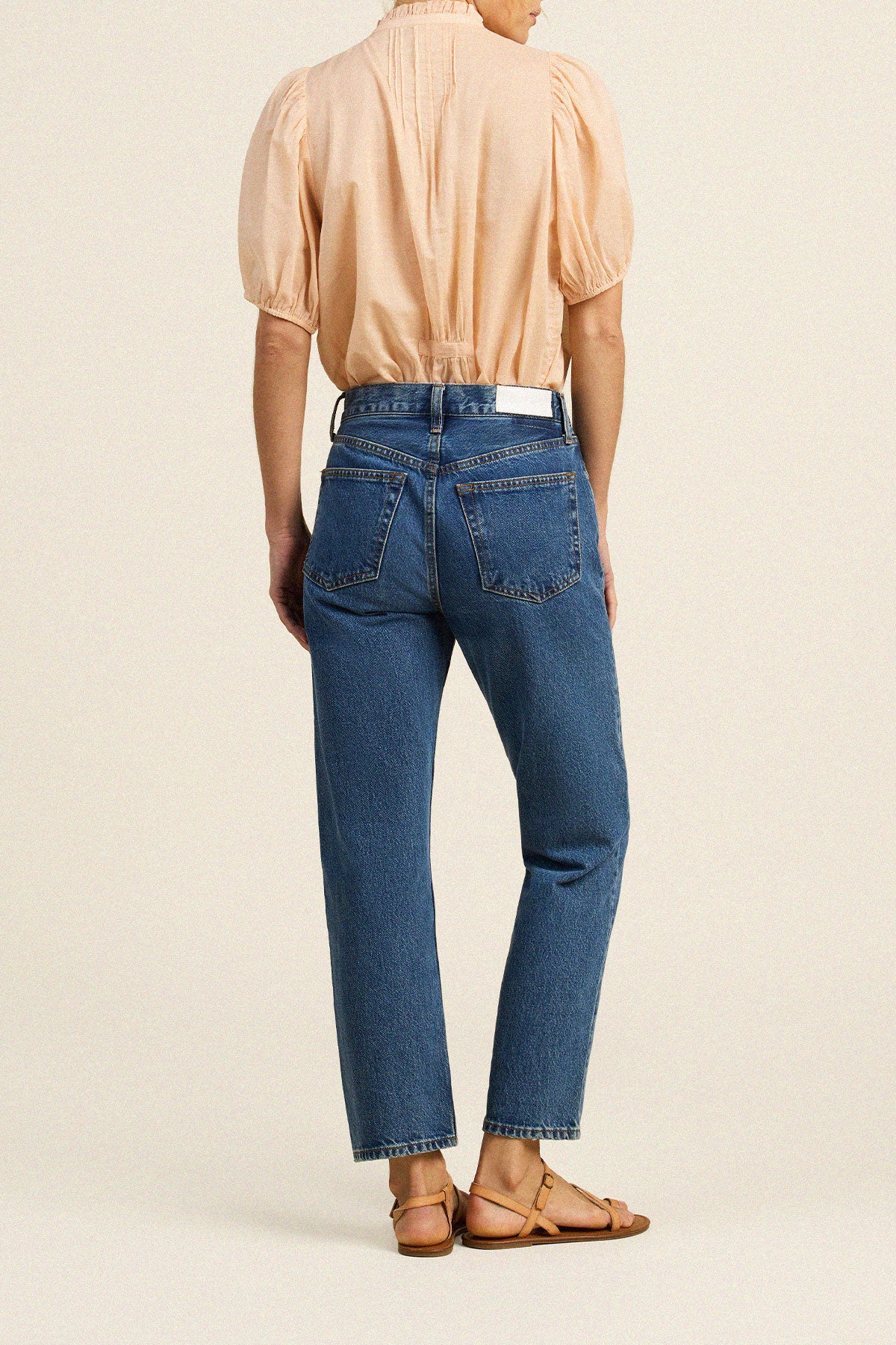Mira Blouse Pastel Rose Tan