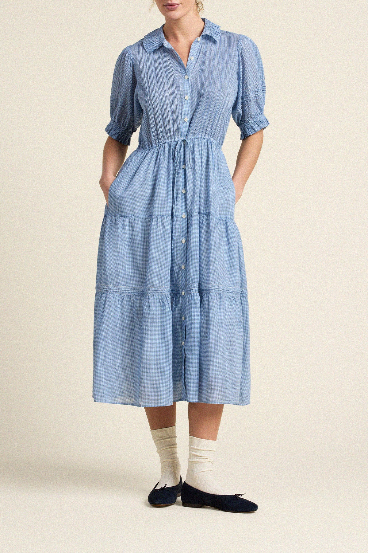 Trovata Elodie dress in Seabrook Gingham, cotton — view 3