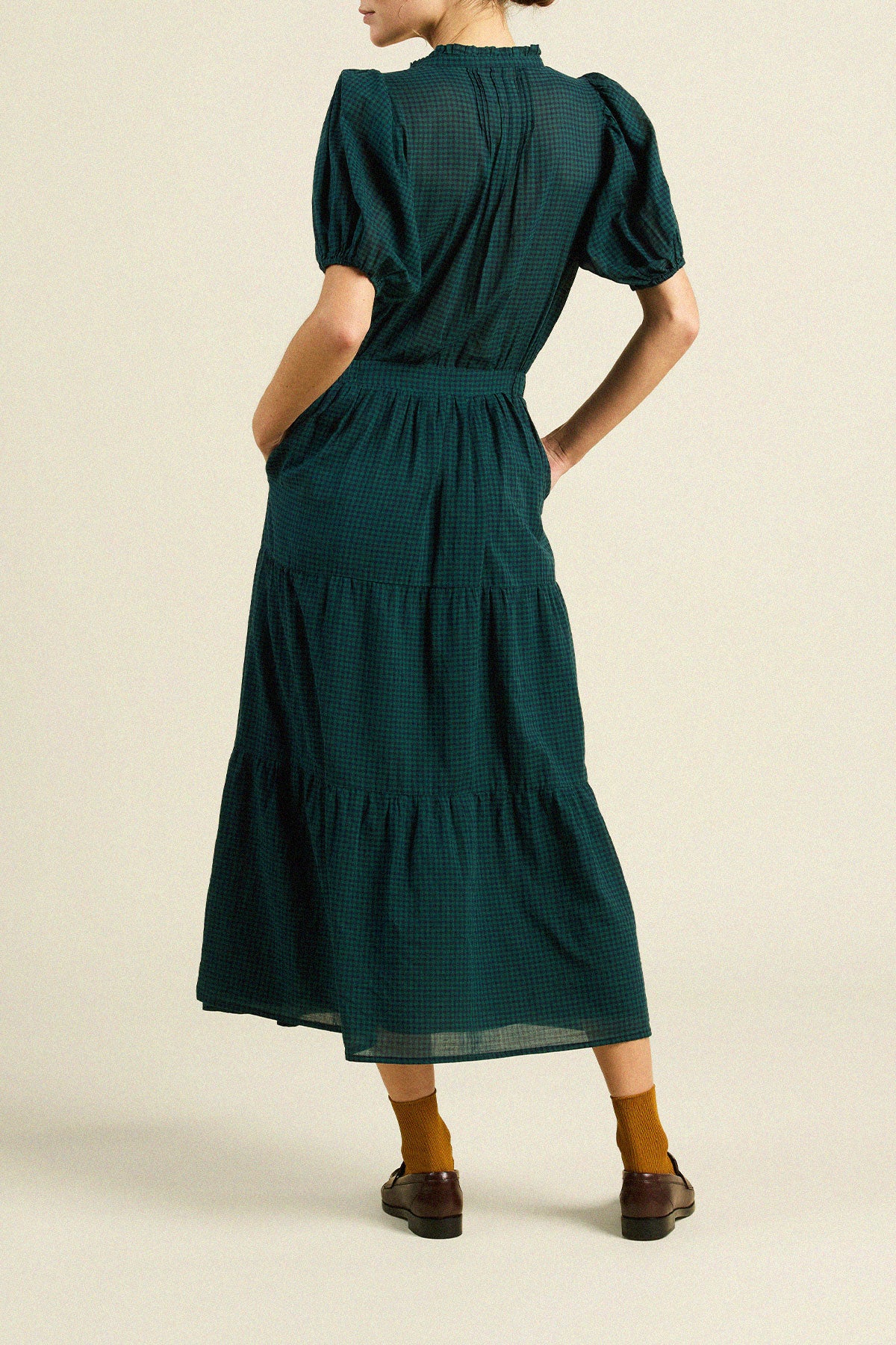 Blair Dress Sea Pine Check