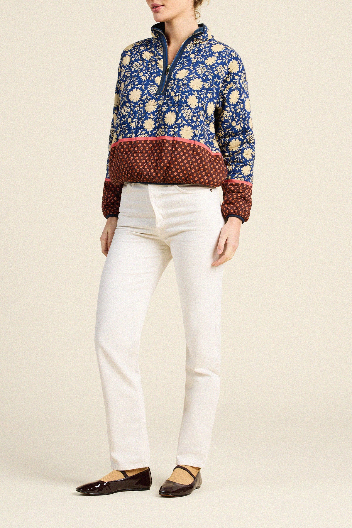 Trovata Casey pullover in Shadowfield, cotton-viscose blend — view 4