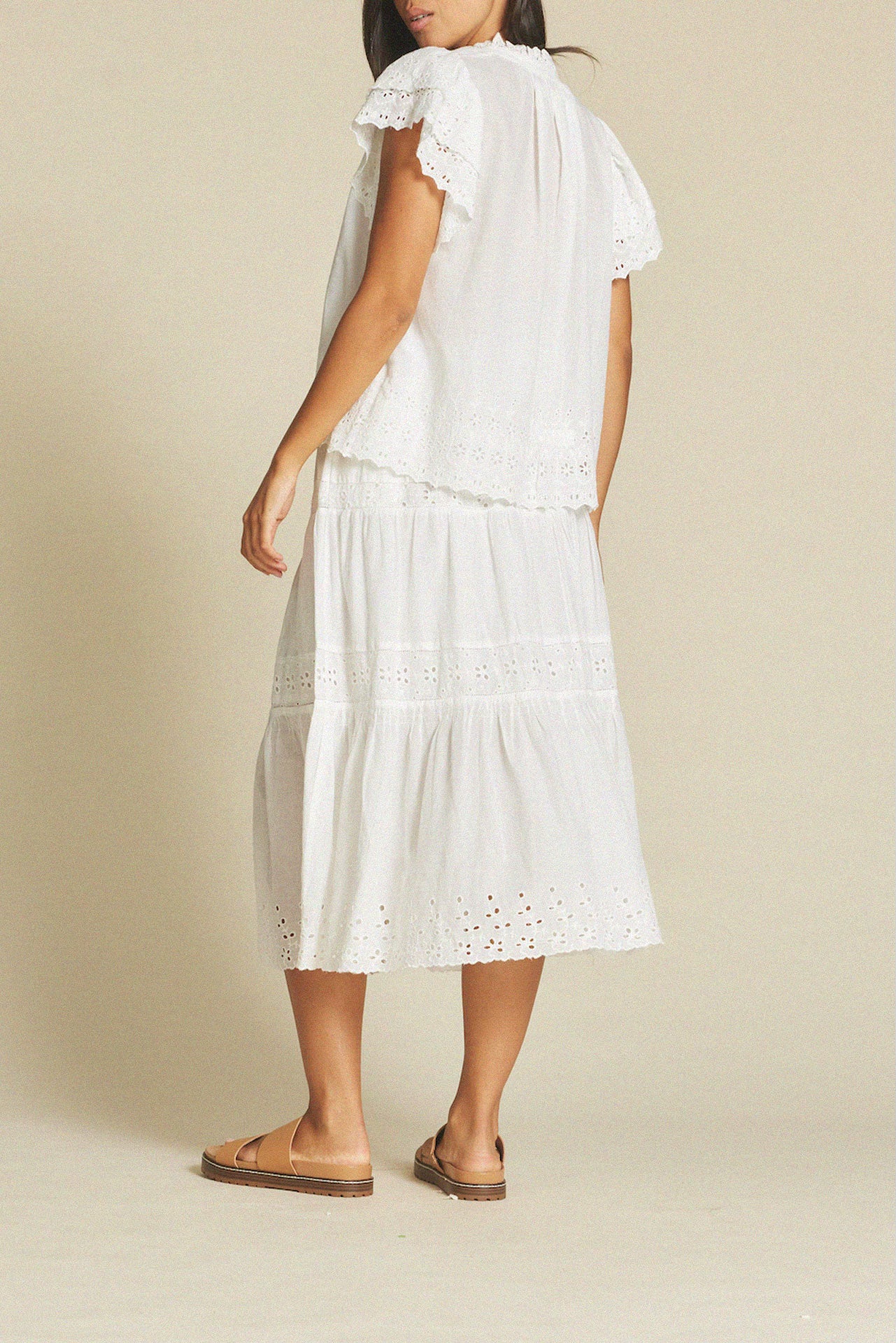Makena "C" Skirt Summer Eyelet