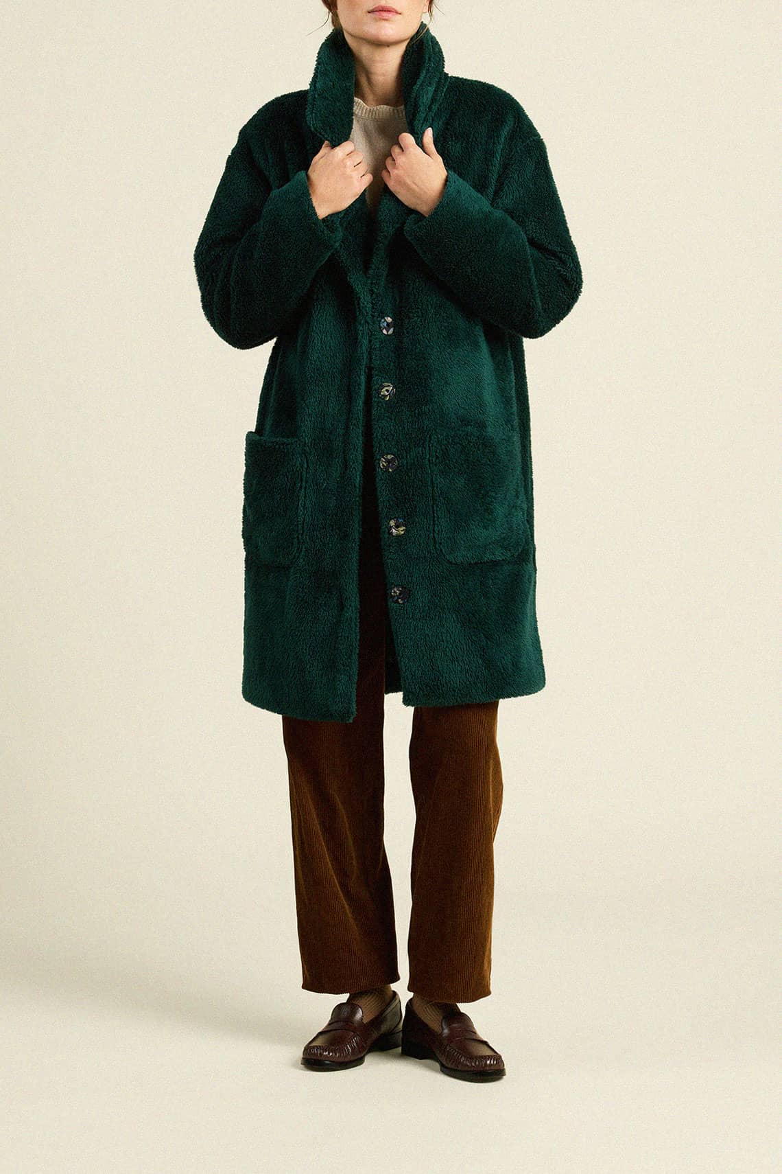 Obriana Coat Ponderosa Fleece
