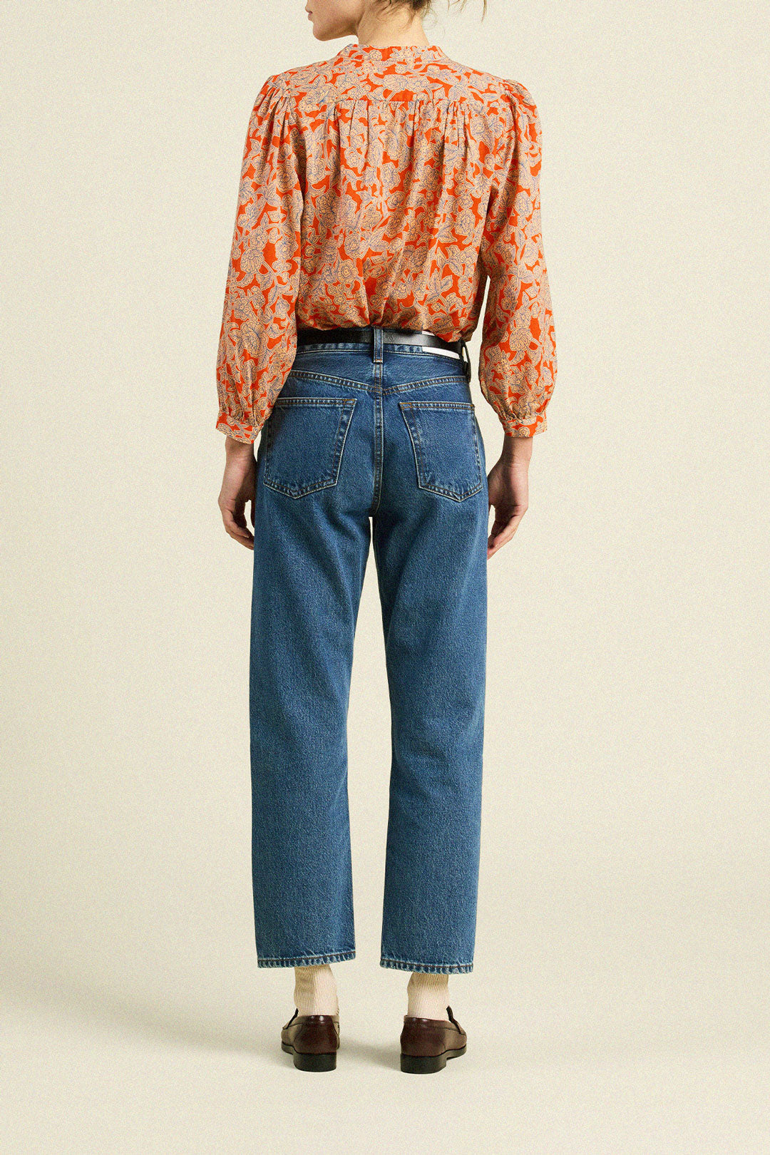 Clara Blouse Vermilion Vine