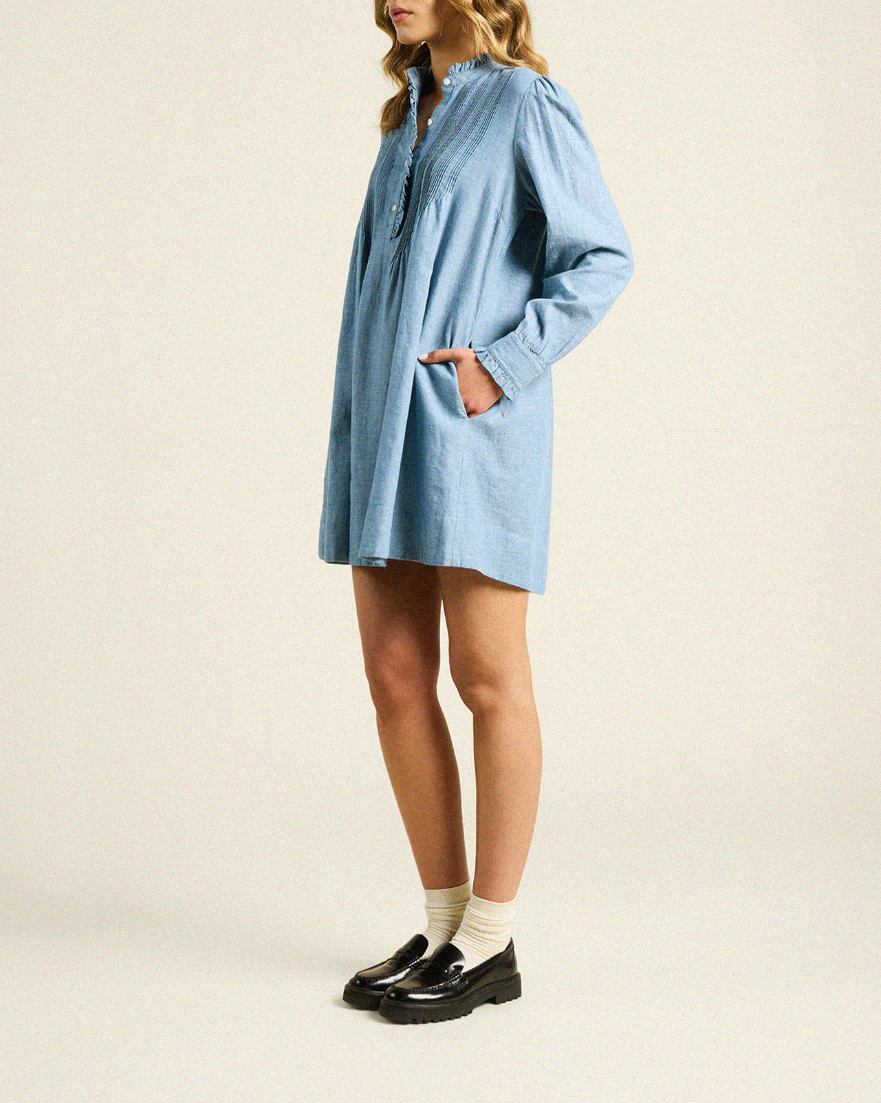 Eve Shift Dress Vintage Indigo