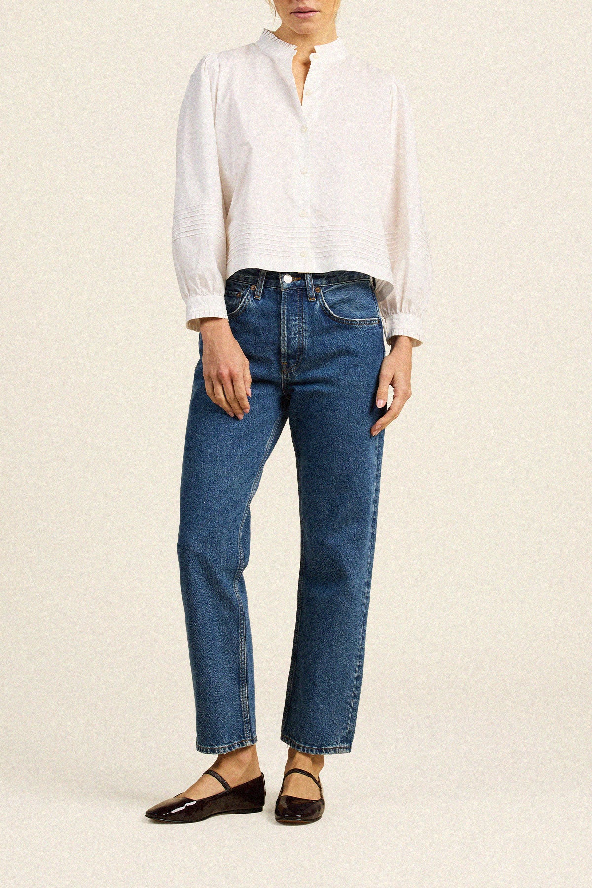 Trovata Bria shirt in White, cotton — view 3