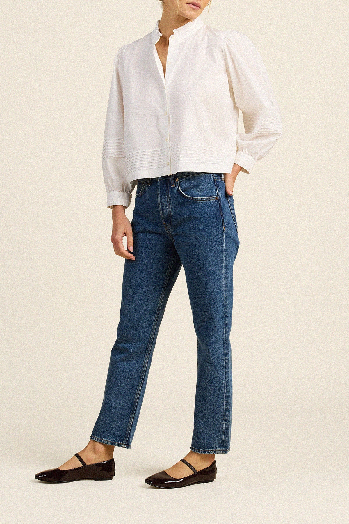 Trovata Bria shirt in White, cotton — view 4