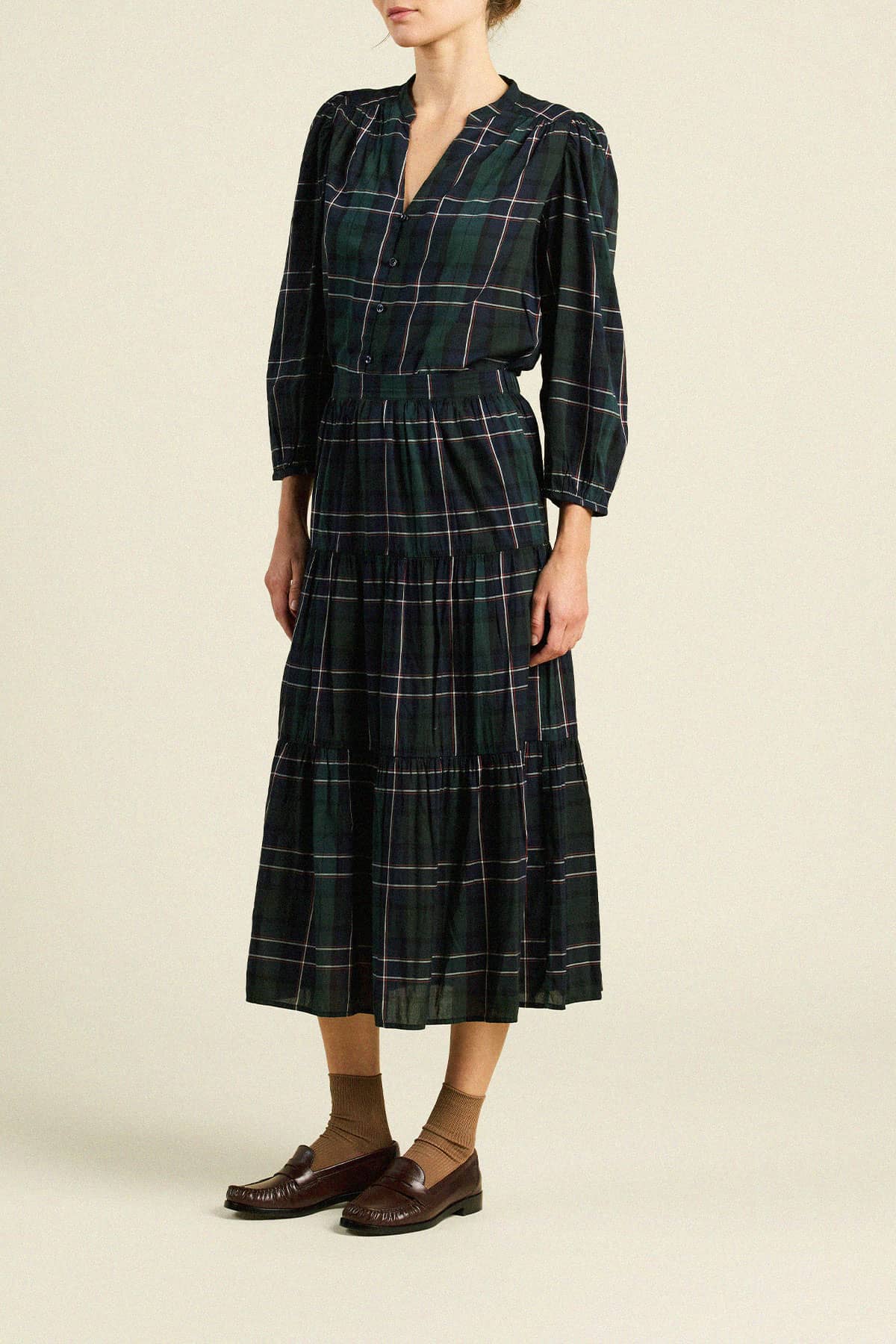 Lydia Skirt Windsor Plaid